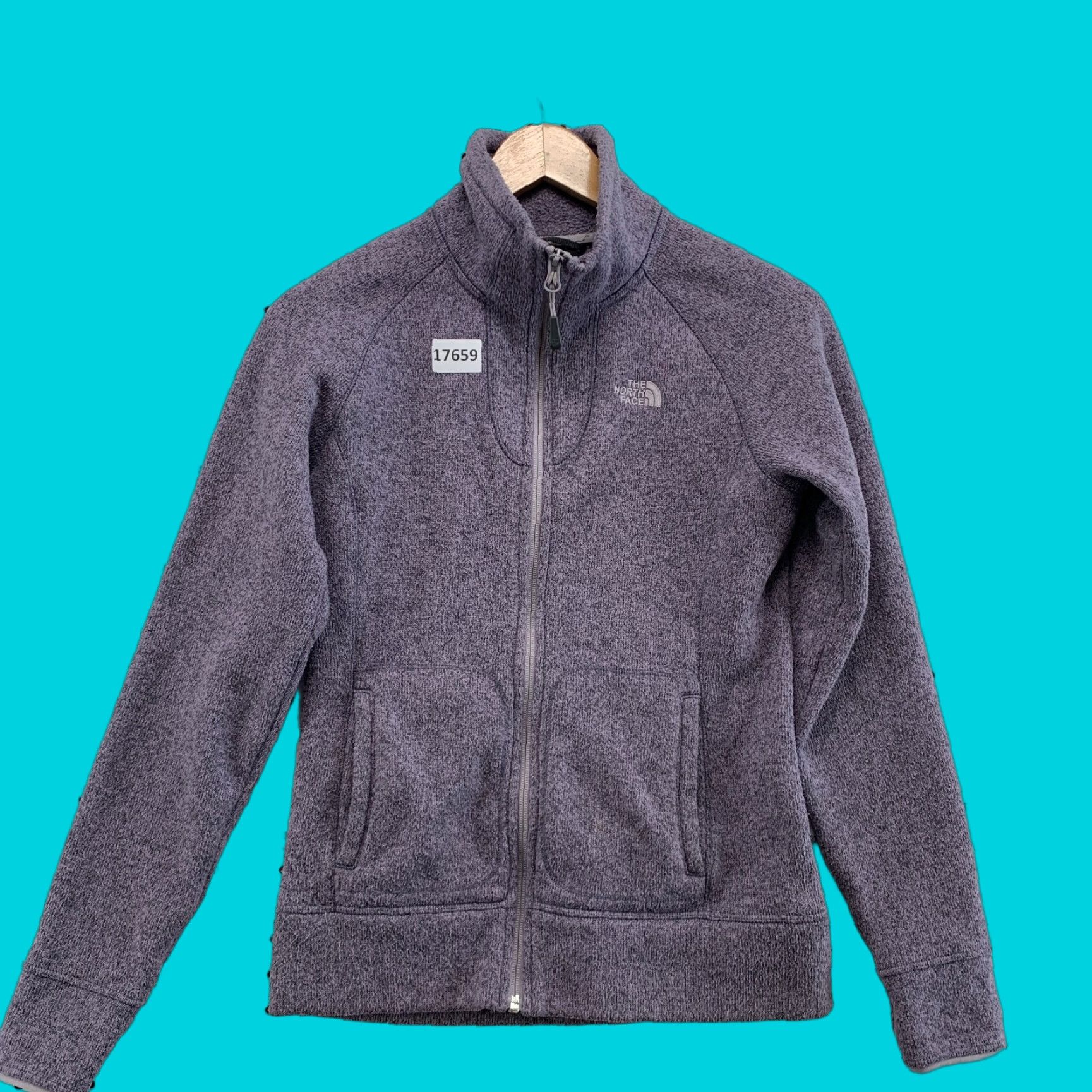 The North Face The North Face Fleece Jacket Womens XS Purple Full Zip (Lavender) Size XS / US 0-2 / IT 36-38 - 1 Thumbnail