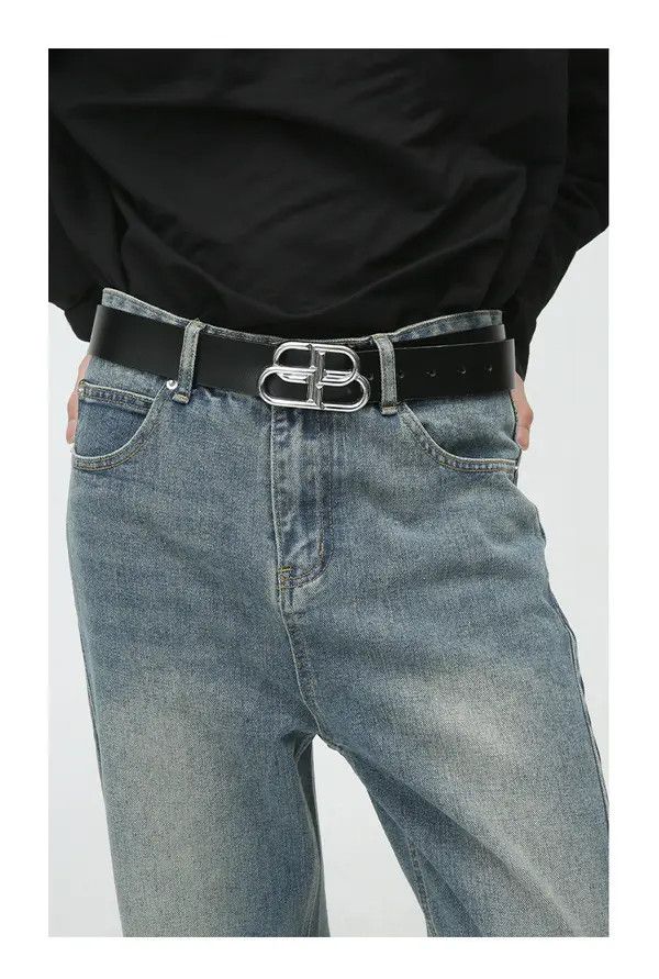 Japanese Brand VIBE Vintage loose straight-leg raw edge jeans Size US 32 / EU 48 - 5 Thumbnail