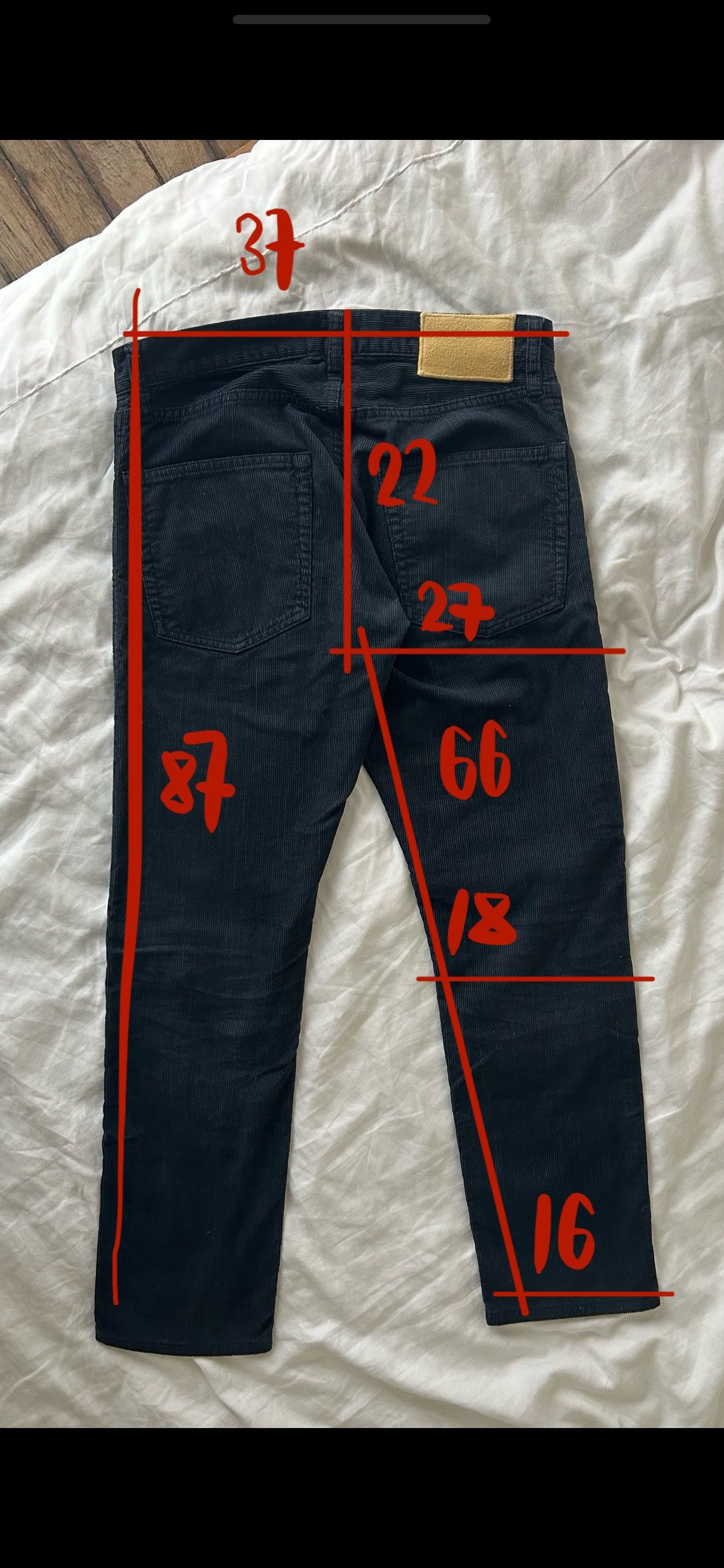 Visvim aa . 1 . CORDUROY CHINO . 0116105008010 Size US 28 / EU 44 - 5 Thumbnail