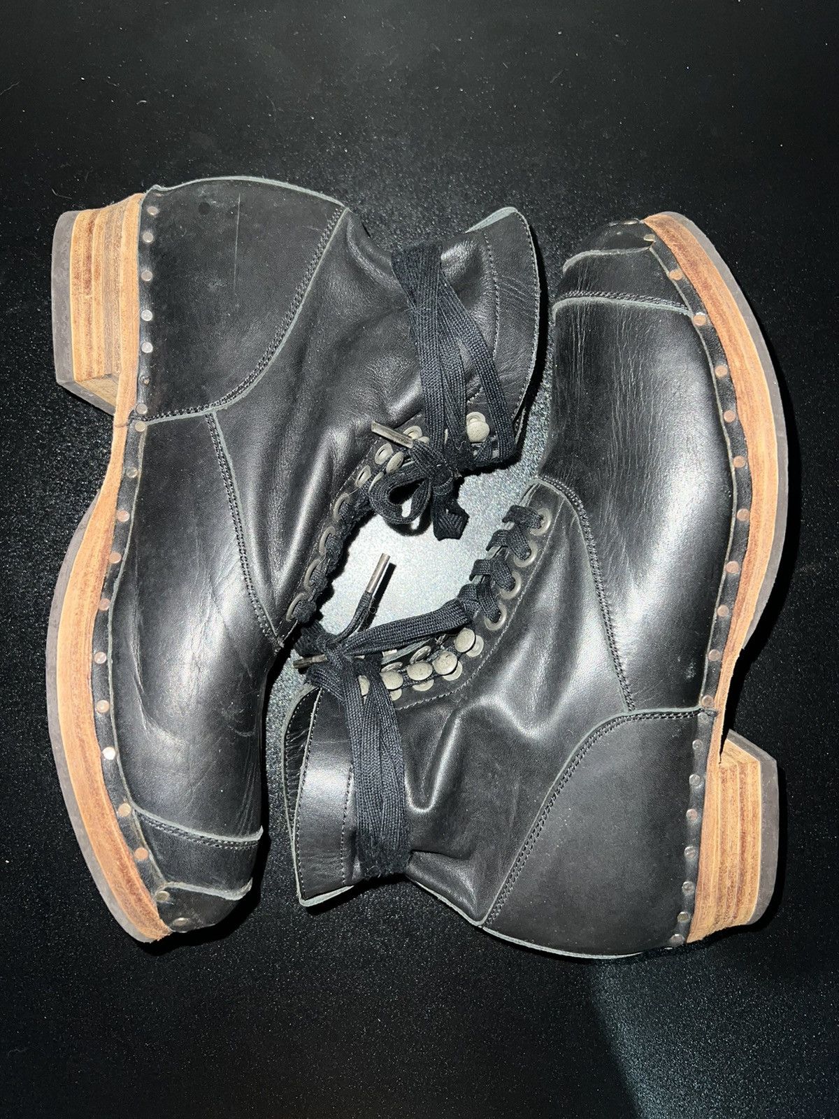 Number (N)ine Number (N)ine F/W 09 Clog Boots Size US 5.5 / EU 38 - 3 Thumbnail
