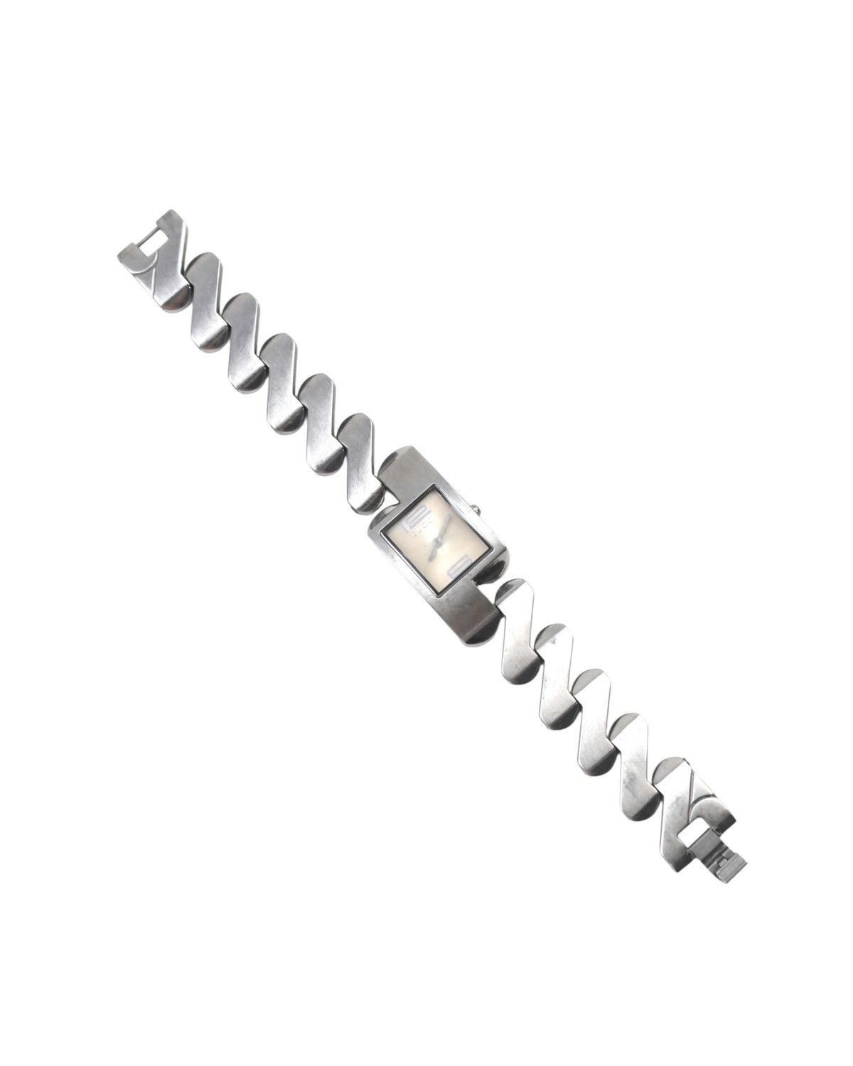 Gucci 1990S GUCCI STAINLESS STEEL BRACELET Z-LINK SWISS MADE WATCH Size ONE SIZE - 3 Thumbnail