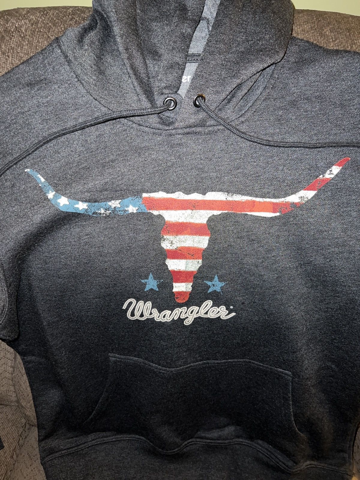 Wrangler Wrangler Longhorn American Flag Pullover Hoodie Size US M / EU 48-50 / 2 - 2 Thumbnail