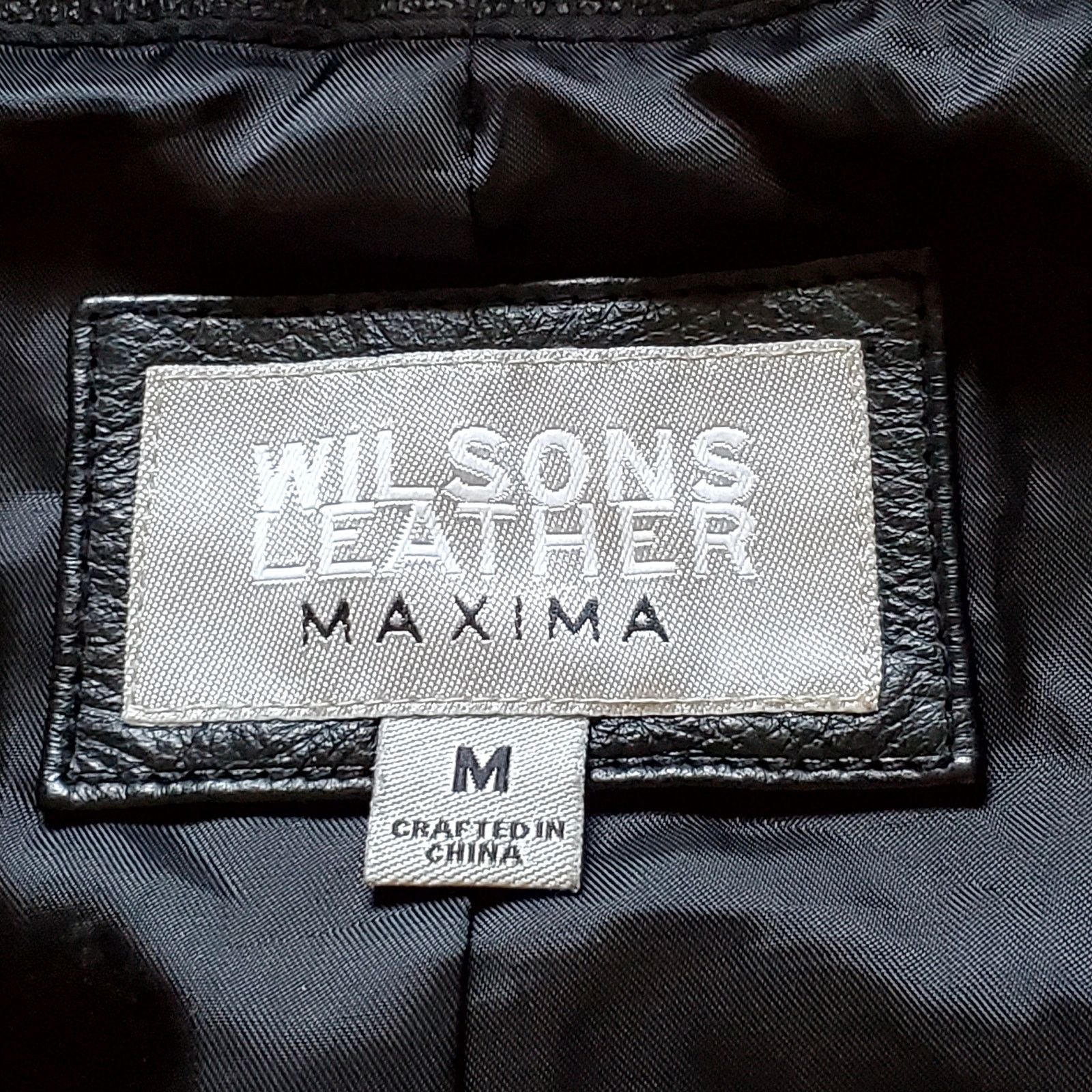 Wilsons Leather Wilsons Leather Maxima Black Leather Jacket Outerwear M Size M / US 6-8 / IT 42-44 - 6 Thumbnail
