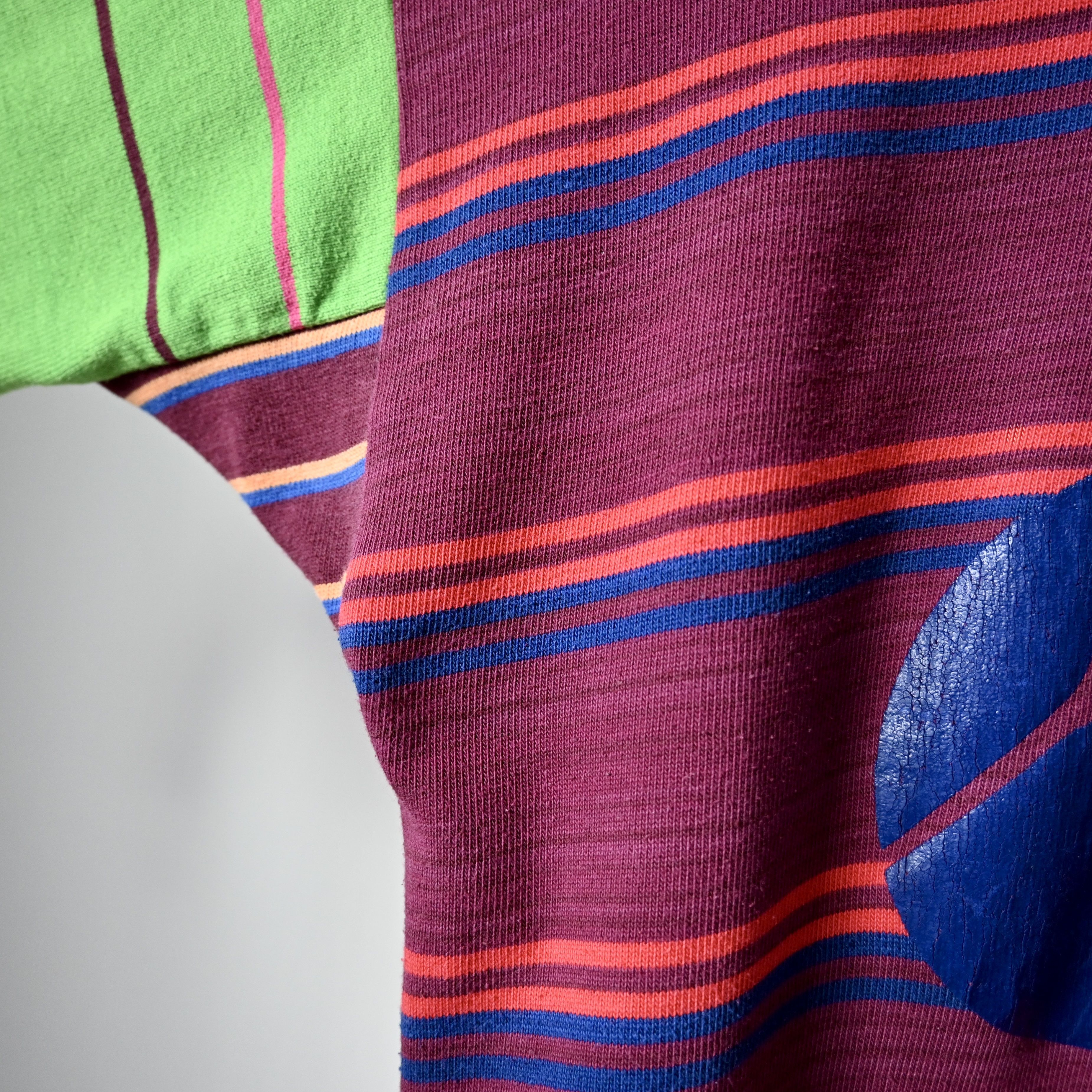 Canterbury of New Zealand VTG 1990s Canterbury Of New Zealand crazy stripe rugbyshirt Size US M / EU 48-50 / 2 - 11 Thumbnail