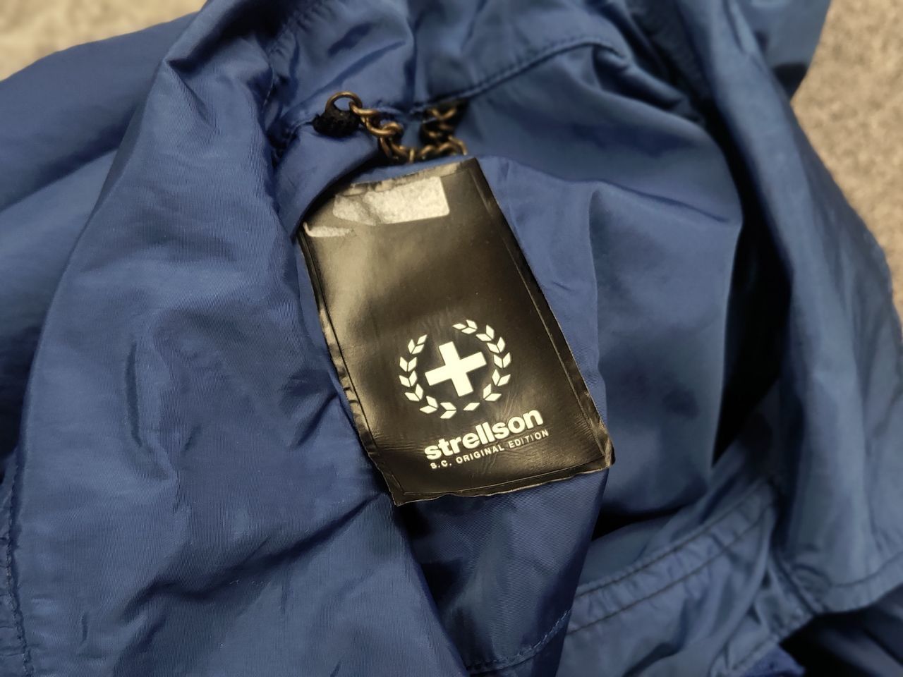 Strellson Strellson Design Nylon Polyamide Blue Pocket Zip Jacket Size US M / EU 48-50 / 2 - 12 Thumbnail