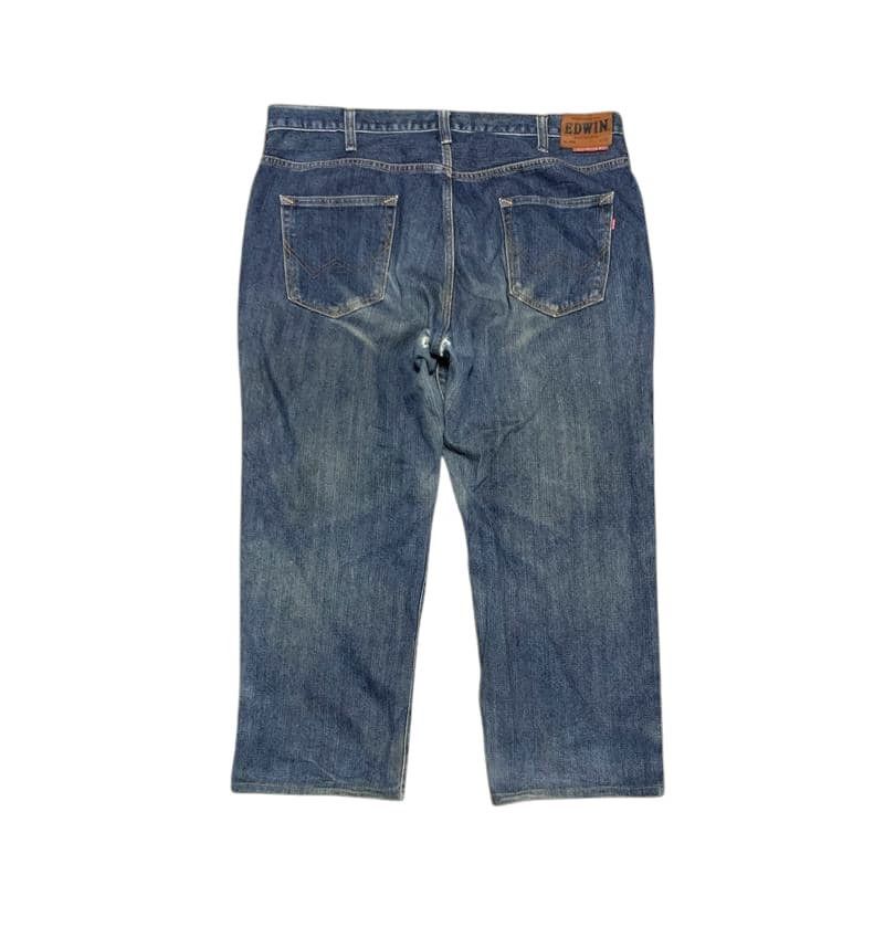 Edwin Vintage Edwin 404 Faded Blue Jeans Made In Japan Size US 41 - 3 Thumbnail