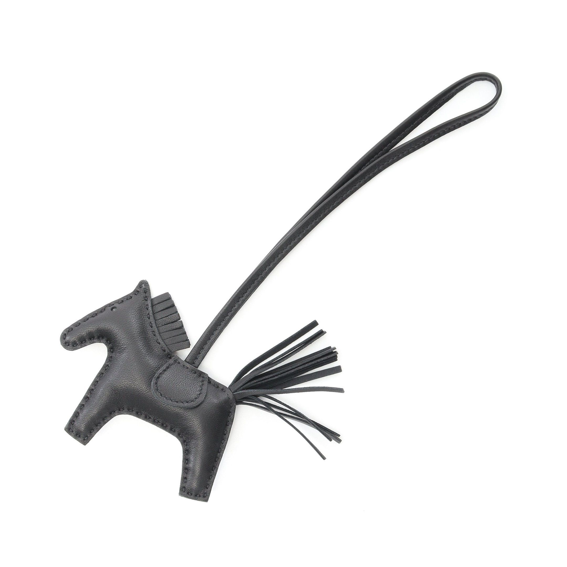 Hermes Hermes Rodeo Pm Saw Black Bag Charm Aagneau Y Stamp Size ONE SIZE - 1 Thumbnail