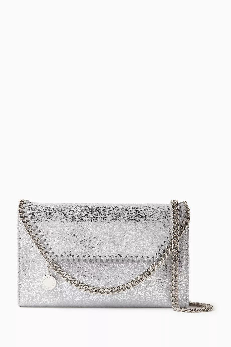 Stella McCartney os11x1225 Size: OS / Falabella Mini Crosssbody Bag in Silver Size ONE SIZE - 1 Thumbnail