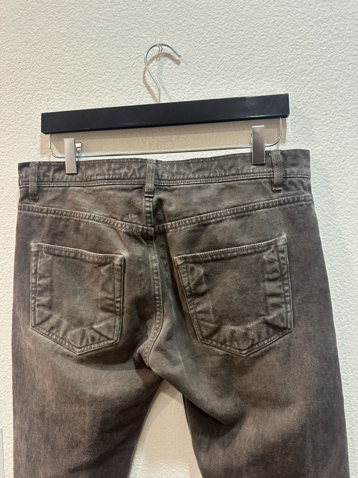 Rick Owens Bitter Washed Detroit Moleskin Jeans 32 Size US 32 / EU 48 - 5 Thumbnail