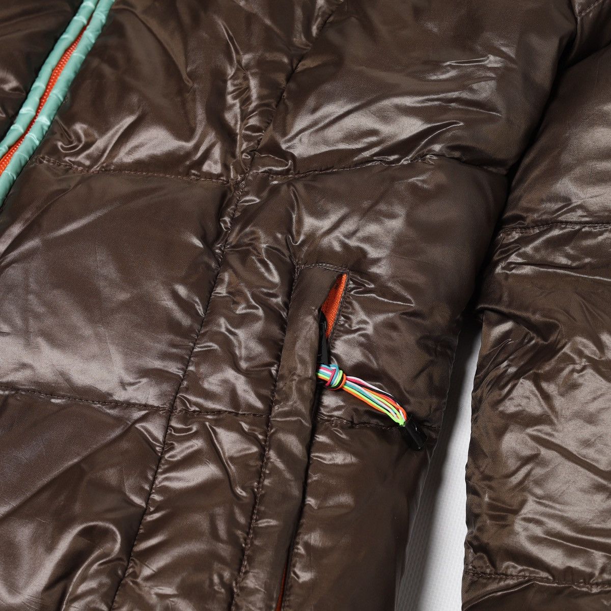 KJUS Kjus Reversible Down Puffer Jacket Brown Light Blue Ski Snow Size L / US 10 / IT 46 - 8 Thumbnail