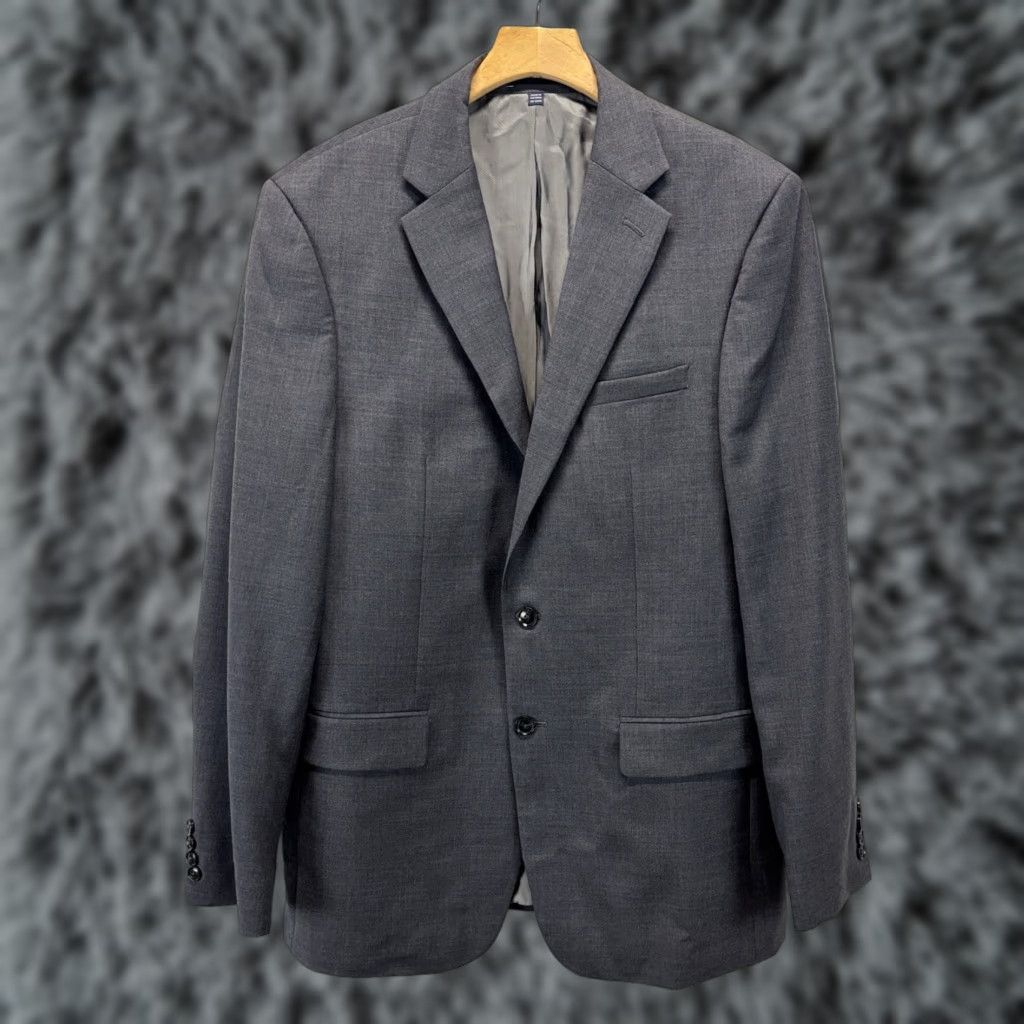 Jos. A. Bank Jos A Bank 1905 2pc Suit Jacket 42L Pants 34x31.5 Blue 100% Wool Men’s Size 42R - 1 Thumbnail