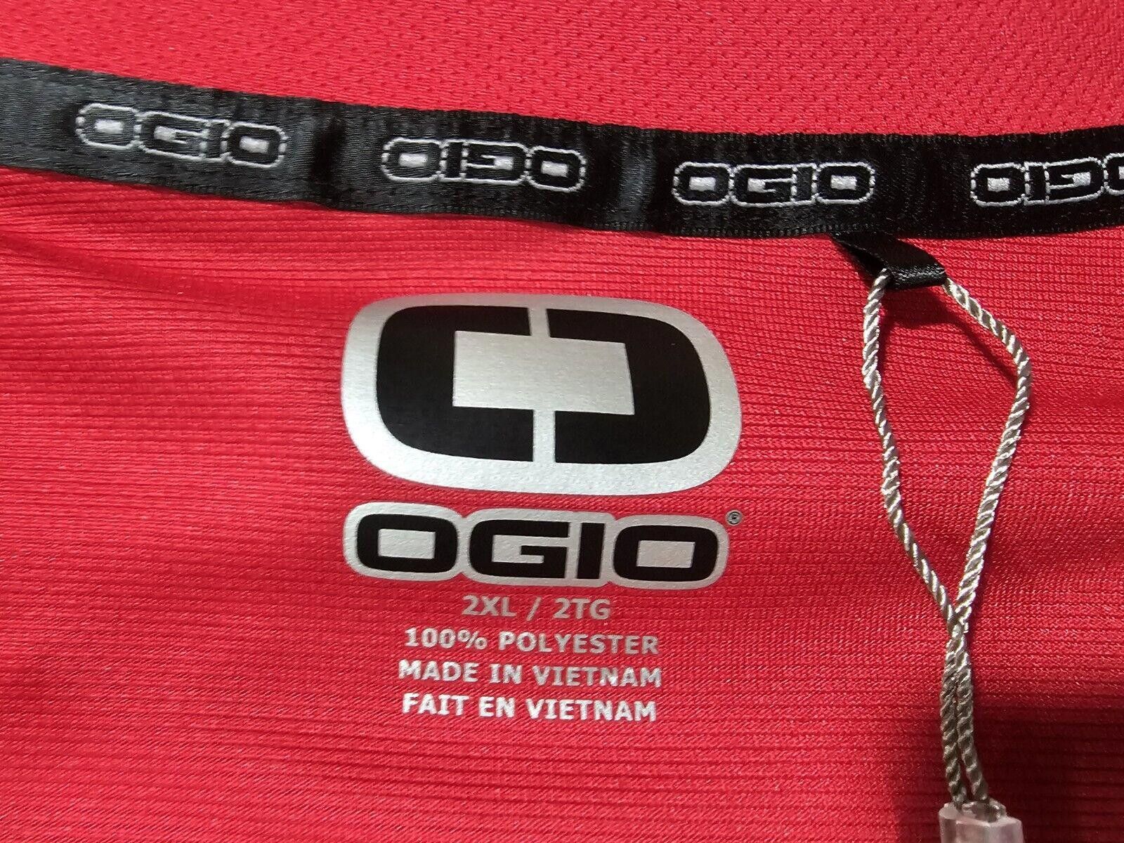 Ogio New OGIO Hydrite Womens Red Snap Polo Golf Shirt 2XL NWT Size XXL / US 16-18 / IT 52-54 - 3 Thumbnail