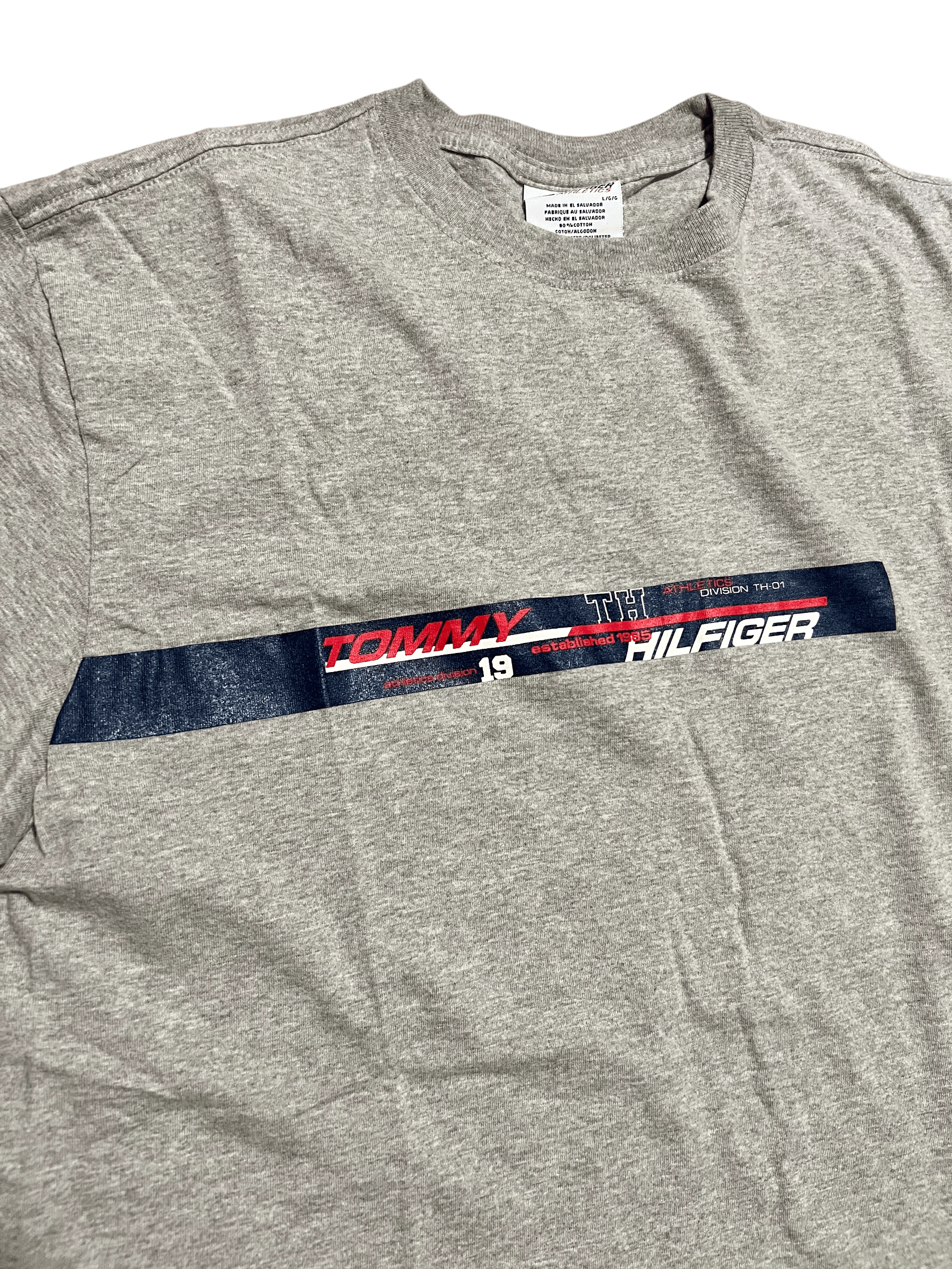 Tommy Hilfiger Tommy Hilfiger Athletics Y2K Gray '00 Graphic T-Shirt Size US L / EU 52-54 / 3 - 2 Thumbnail