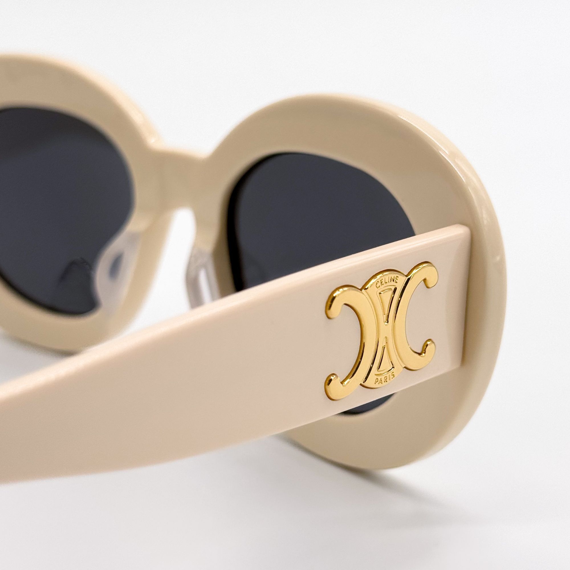 Celine NEW CL40312U 25A ROUND IVORY WOMEN SUNGLASSES CELINE Size ONE SIZE - 8 Thumbnail