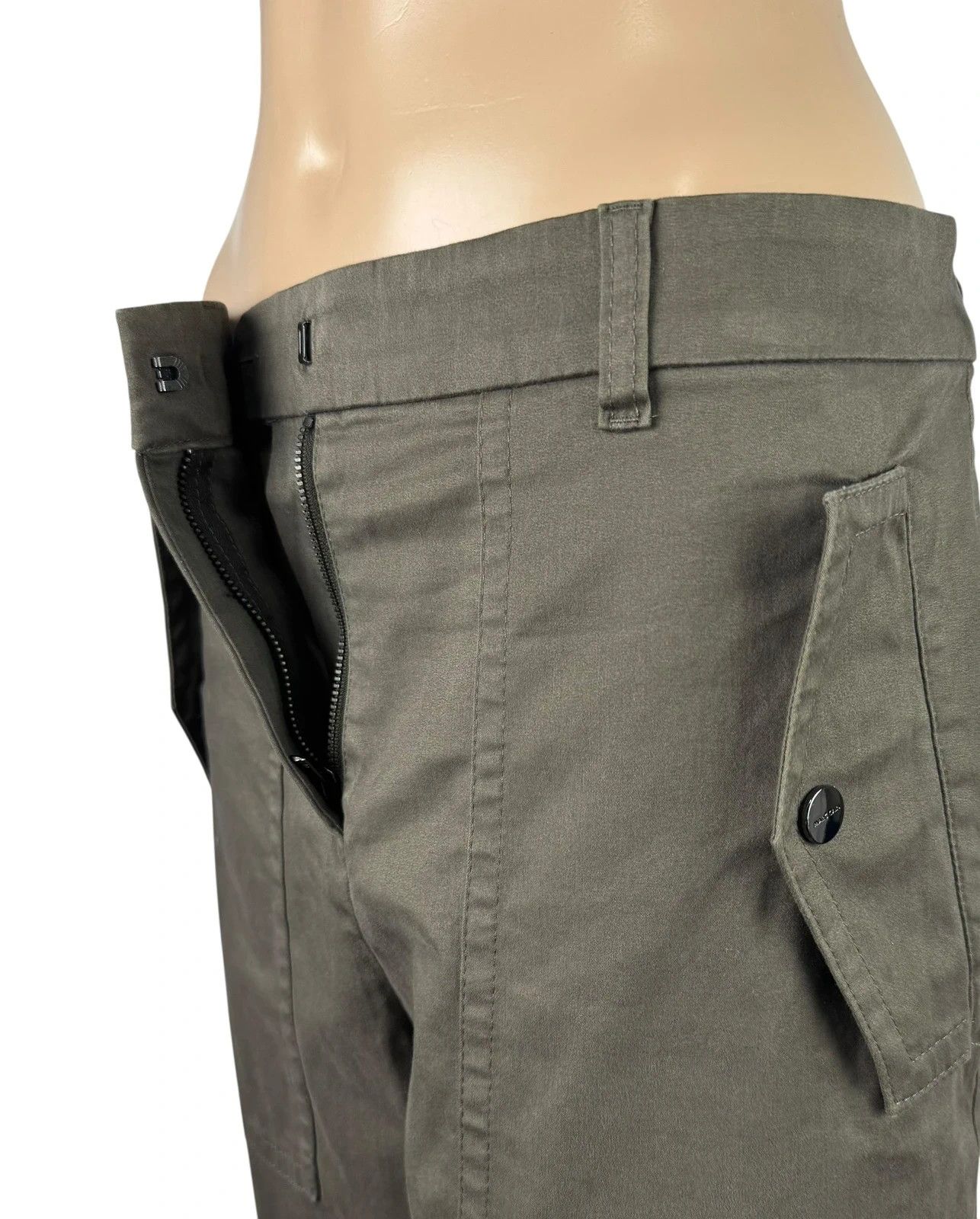 Other Marc Cain Khaki Cotton Pants Ankle Zip size 4 Size 36" / US 14 / IT 50 - 10 Thumbnail