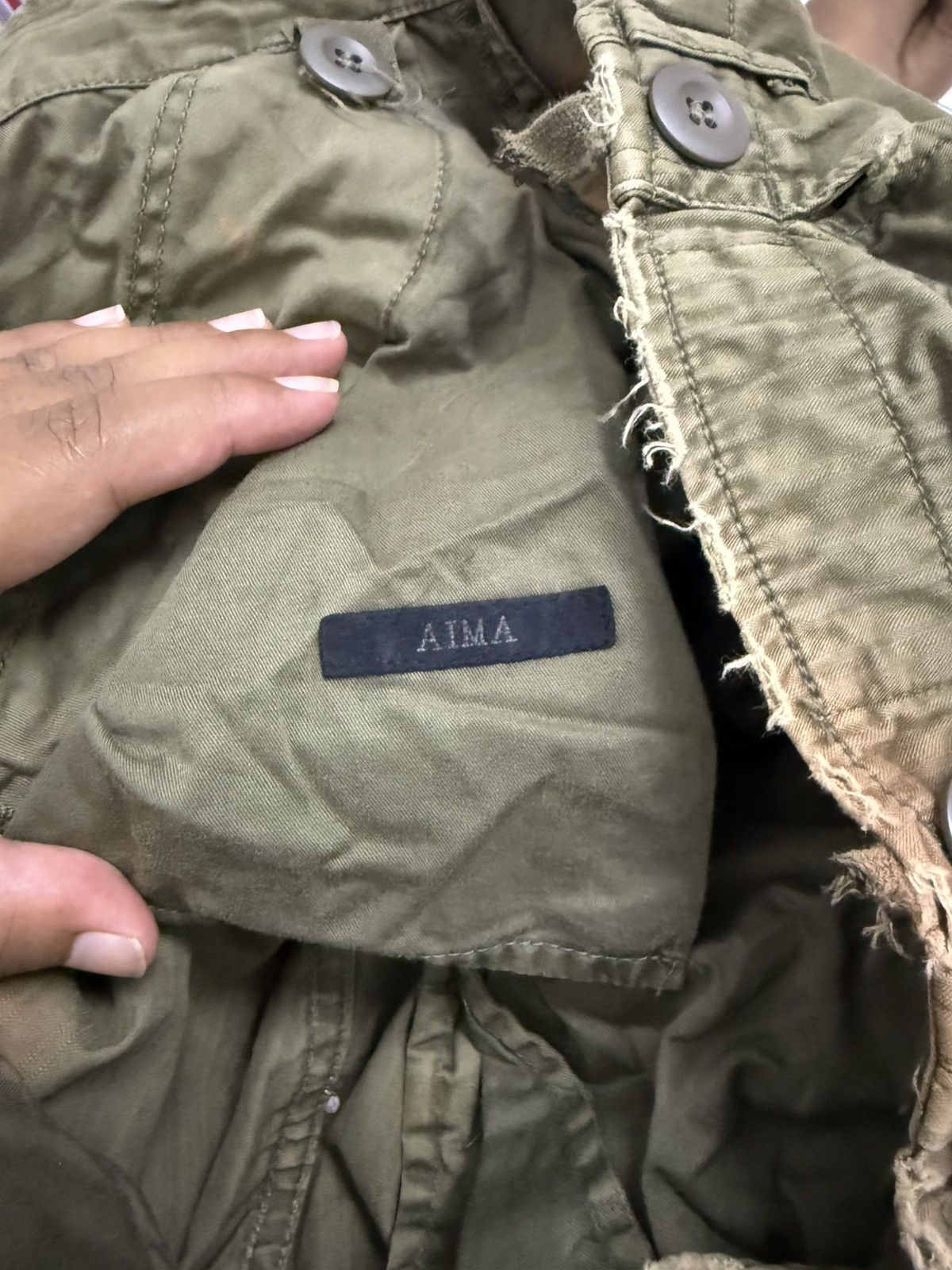 Vintage Japan Brand Aima Tactical Army Style Pants Cargo Design Size US 32 / EU 48 - 8 Thumbnail