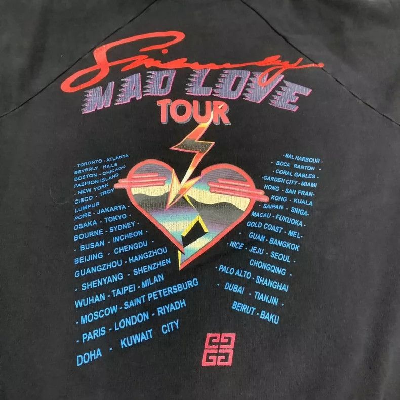 Givenchy Black Lightning Letter Long Sleeve Hoodie Size XS