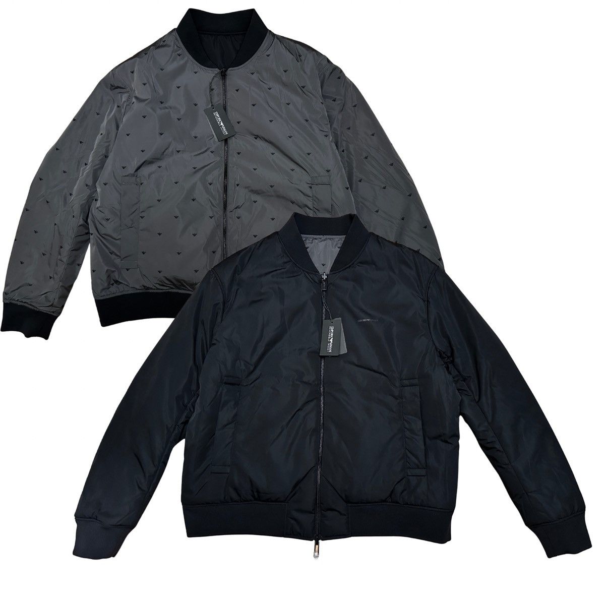 Emporio Armani Emporio Armani Reversible Bomber Jacket BNWT Men’s IT 58 Size US XXL / EU 58 / 5 - 1 Thumbnail