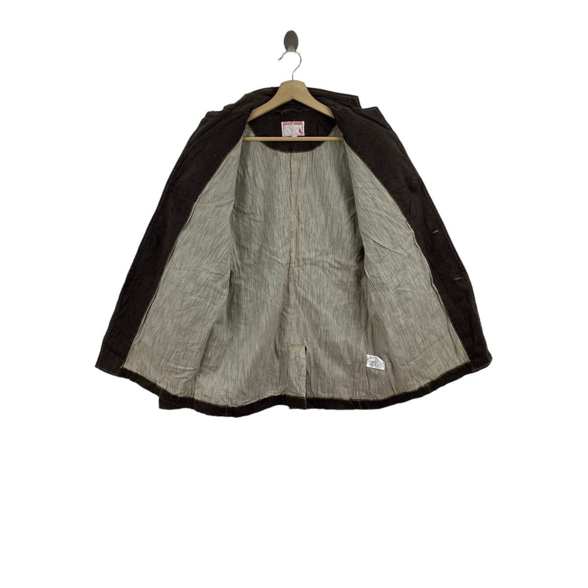 Japanese Brand Vintage 291295=HOMME Japanese Brand Button Up Brown Coat Size US L / EU 52-54 / 3 - 3 Thumbnail