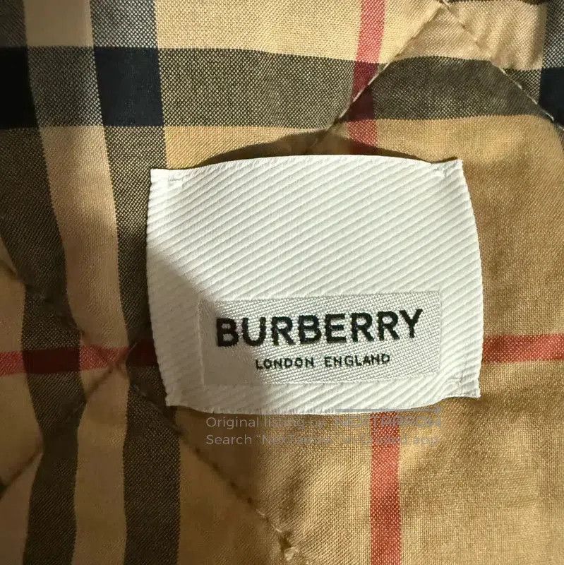 Burberry Burberry Khaki Cotton Women's Quilted Jacket. Size L / US 10 / IT 46 - 4 Thumbnail