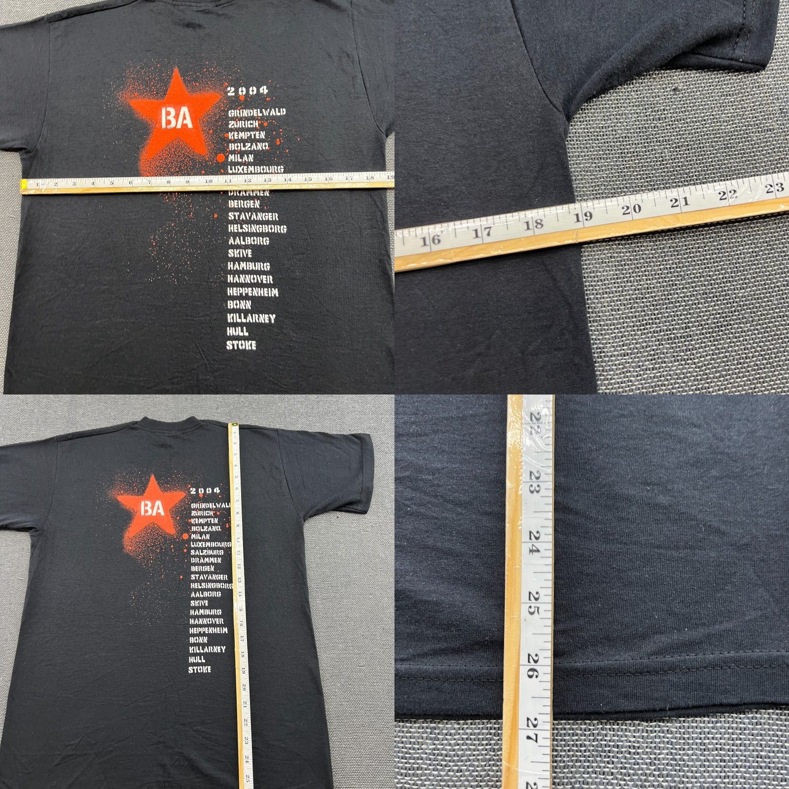 Gildan VINTAGE Bryan Adams Shirt Mens Small European Tour Tee Music Band Gildan Size US S / EU 44-46 / 1 - 8 Thumbnail