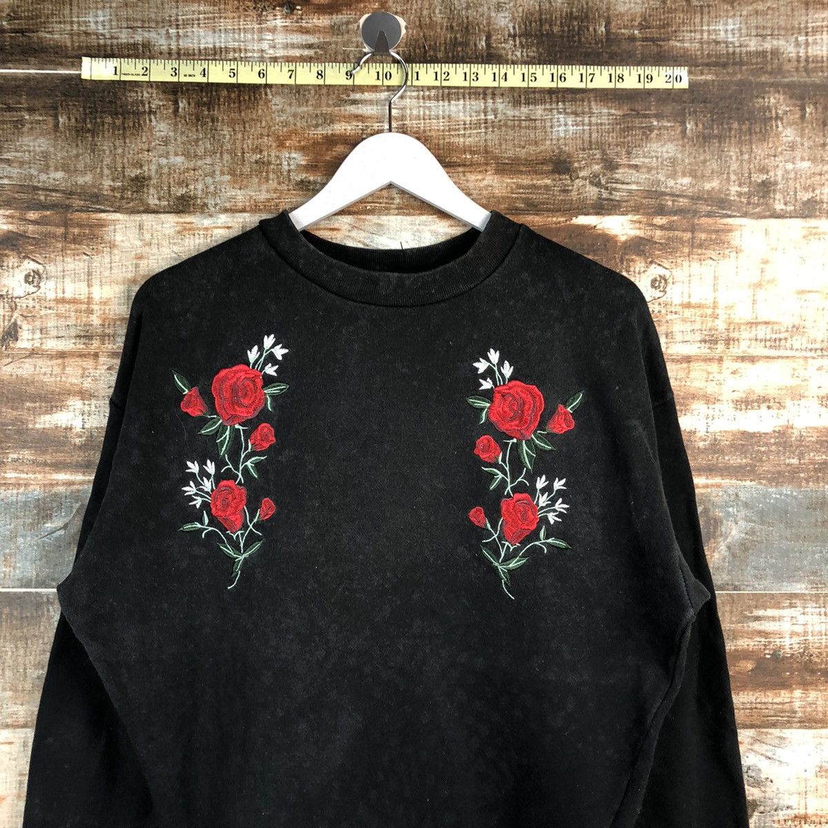 Homespun Knitwear × Japanese Brand Emsexcite Black vintage Knitwear #A2520 Size M / US 6-8 / IT 42-44 - 2 Thumbnail