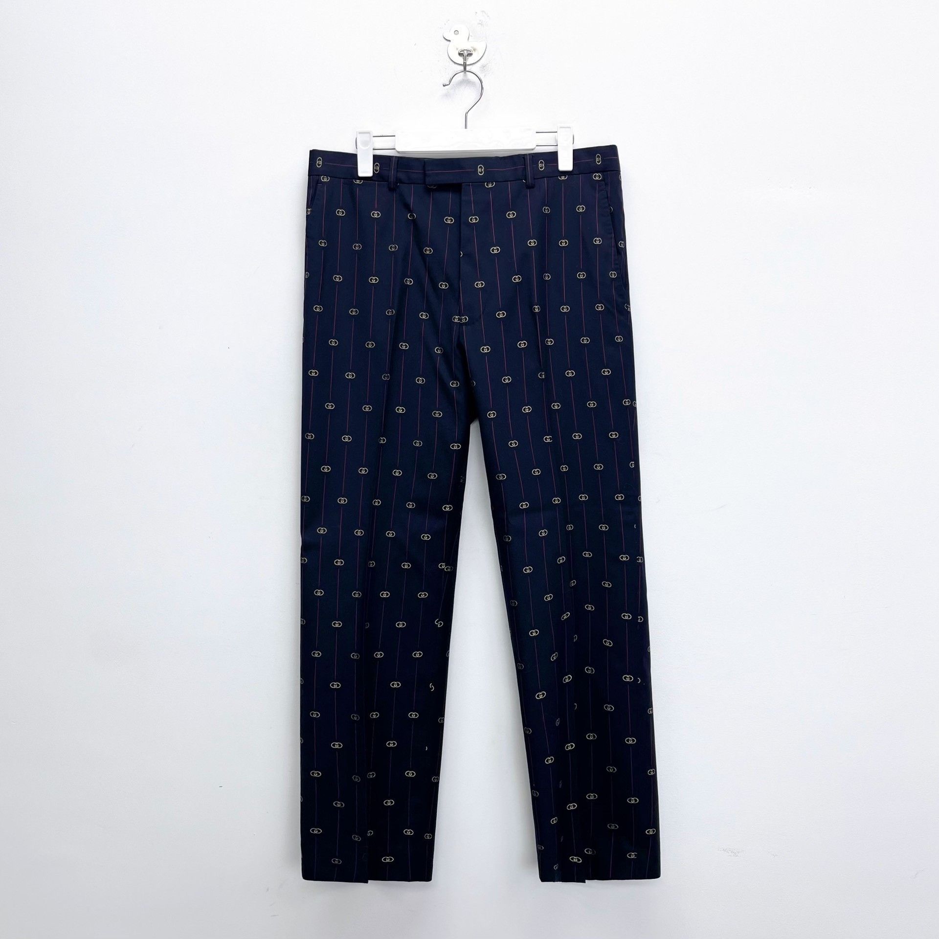 Gucci Gucci SS23 Double G Wool Trousers Size US 36 / EU 52 - 1 Thumbnail