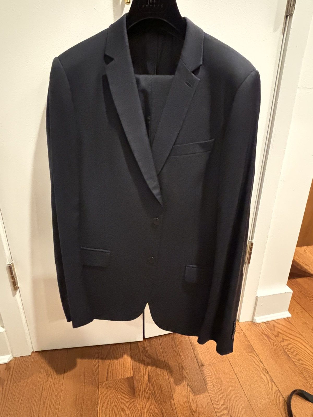 De Fursac De Fursac Dark Navy Wool Suit – Excellent Condition Size 48R - 3 Thumbnail