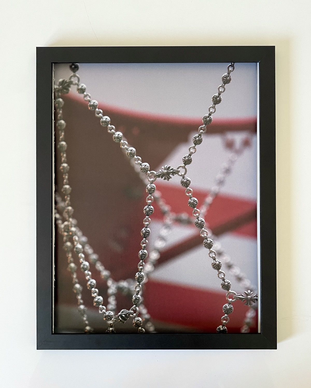 Chrome Hearts × Vintage Chrome Hearts rare basketball net Poster framed 9x11 Size ONE SIZE - 1 Thumbnail