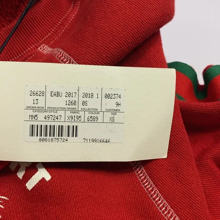 Gucci Gucci Gucci Spiritismo Red Crewneck Sweatshirt -2506 Size US XS / EU 42 / 0 - 6 Thumbnail