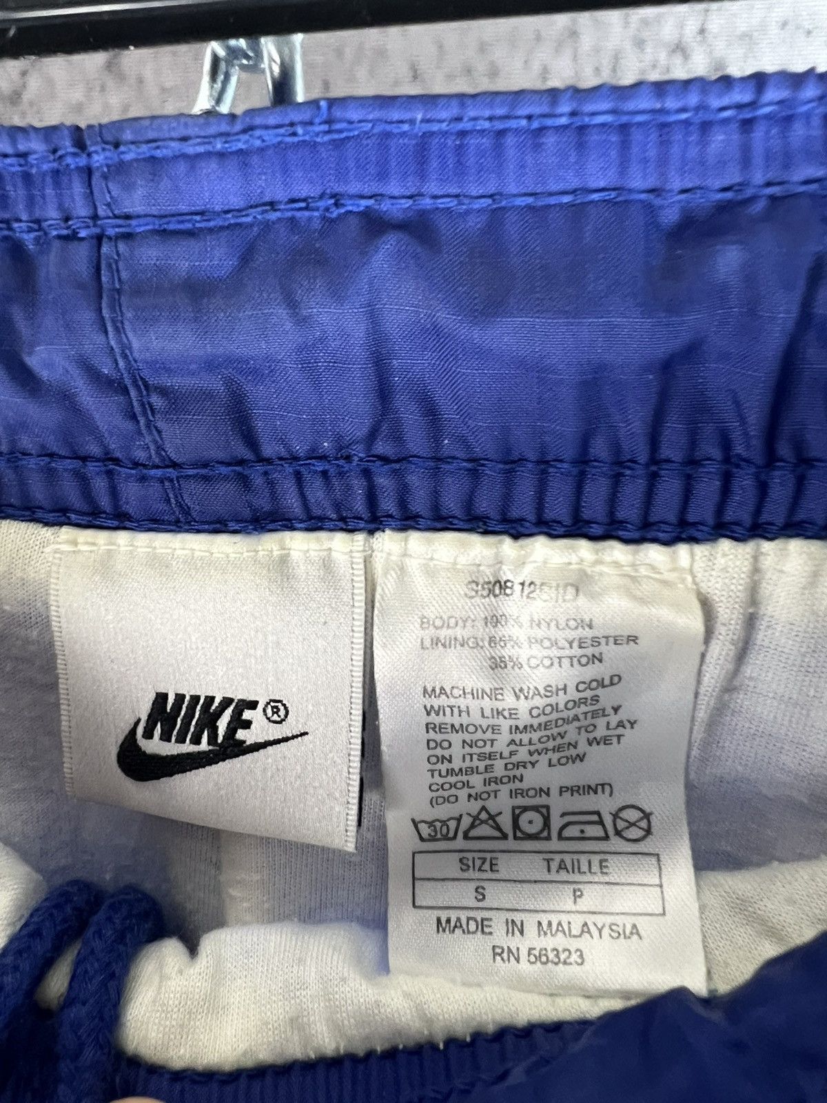 Nike Vintage Y2K Nike Nylon Drill Small Swoosh Tracksuit Set Size US S / EU 44-46 / 1 - 7 Thumbnail