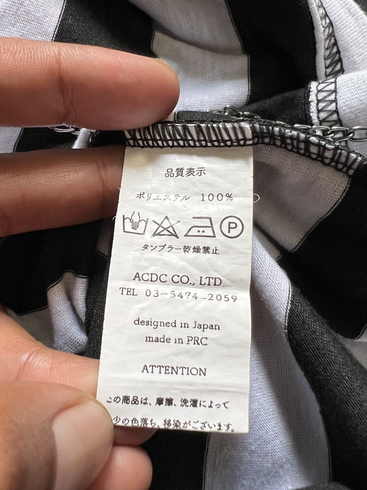 Japanese Brand ACDC RAG Seditionaries Longsleeve Shirt Size US XS / EU 42 / 0 - 11 Thumbnail