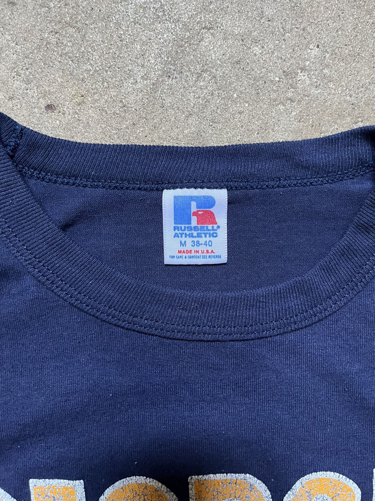 Russell Athletic Vintage 1980s Georgia Tech Yellow Jackets NCAA Football Tee Size US M / EU 48-50 / 2 - 4 Thumbnail