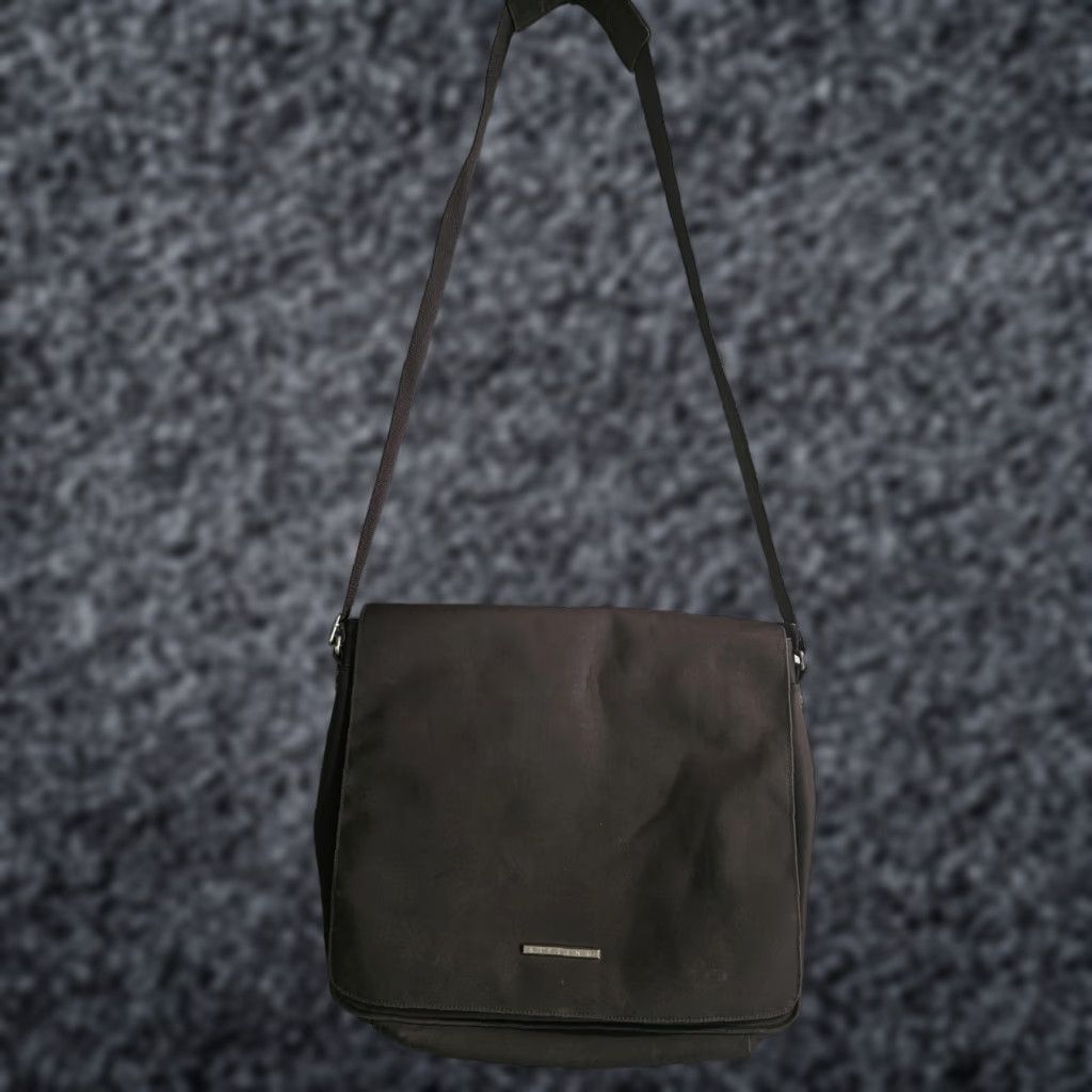 Vintage Kipling Oxygen O2 Nylon Messenger Computer Bag Shoulder Bag Dark Purple Tote Women Size ONE SIZE - 1 Thumbnail