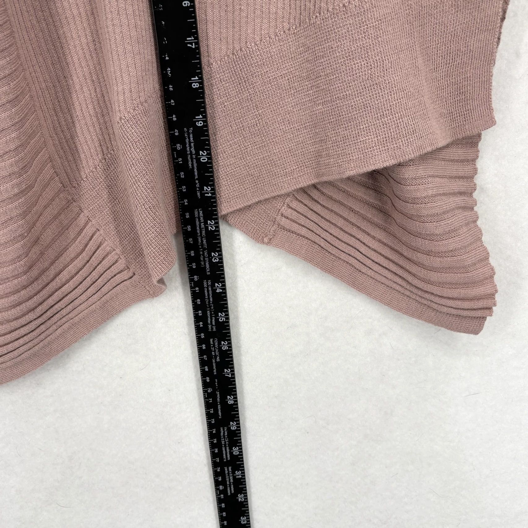 Allsaints AllSaints Sweater Womens XS Pink Keld Olivo V-Neck Knit Wool Alpaca Italy pullover tight-knit Size XS / US 0-2 / IT 36-38 - 7 Thumbnail