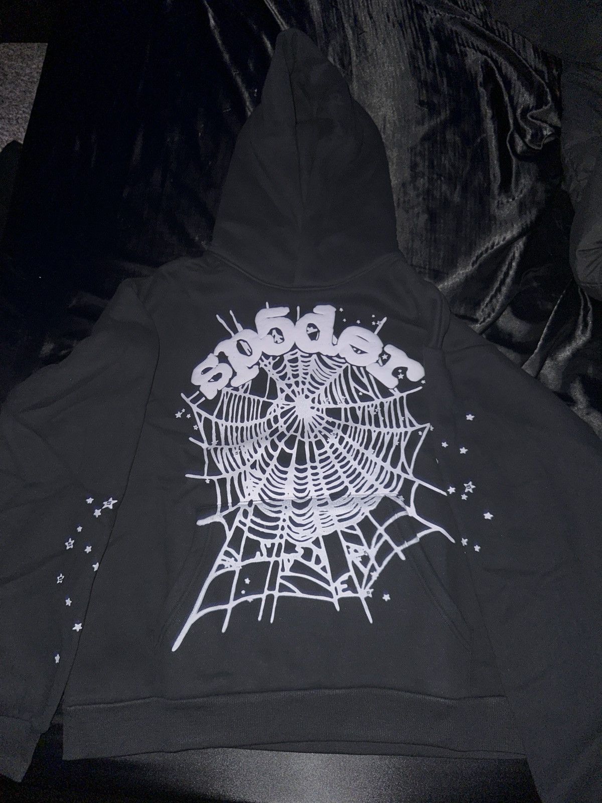 Black And White Sp5der hoodie
