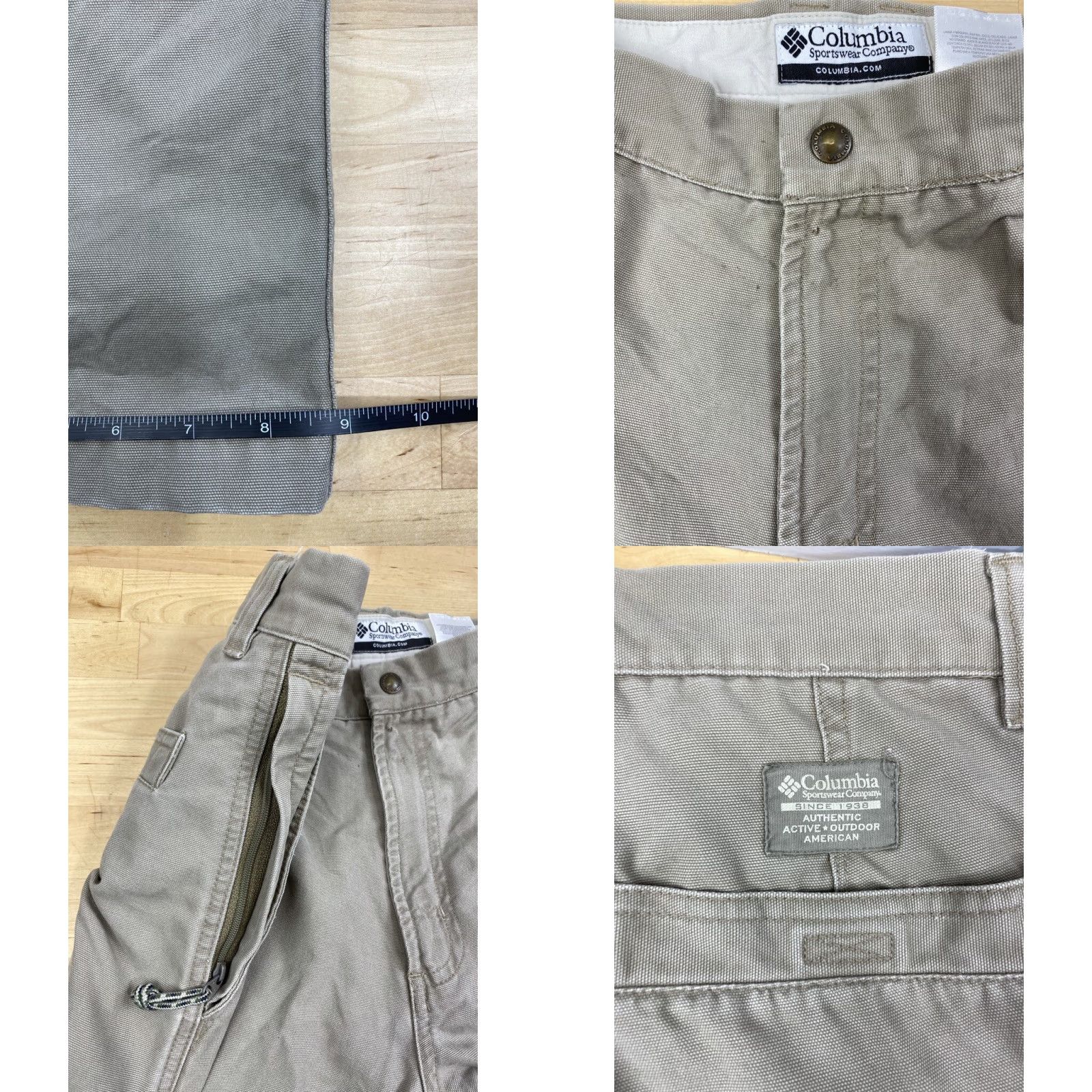 Vintage Columbia Hiking Pants Men 34 Beige Regular Inseam 31 Outdoor Outdoor 90s? (No, must only original words) Size US 34 / EU 50 - 8 Thumbnail