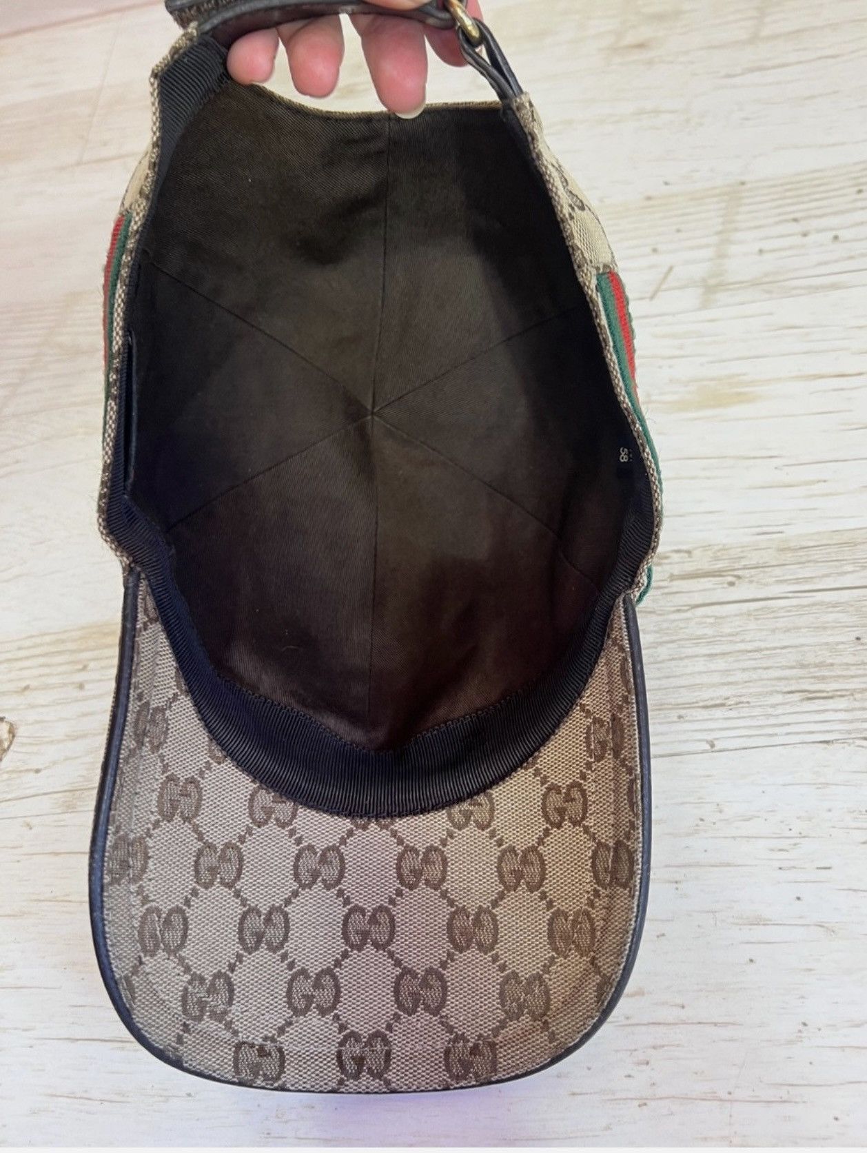 Gucci Gucci Monogram Baseball Cap – Size M Size ONE SIZE - 7 Thumbnail
