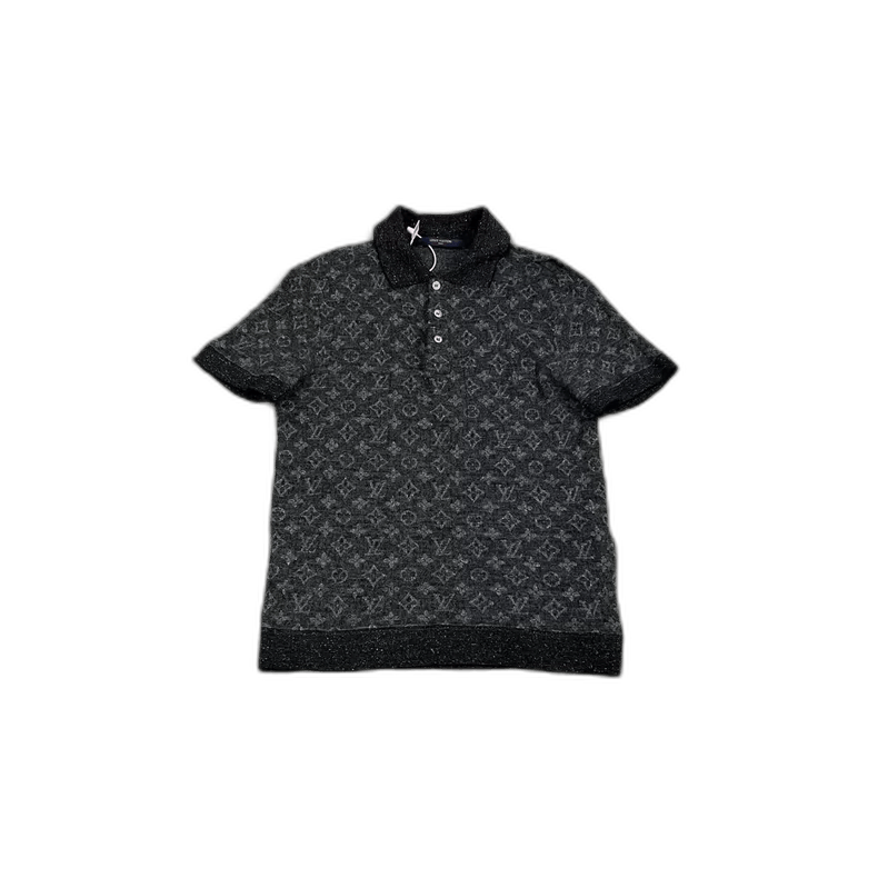 Louis Vuitton Louis Vuitton Printed Wool Silk Knit Polo Shirt Size S / US 4 / IT 40 - 1 Thumbnail