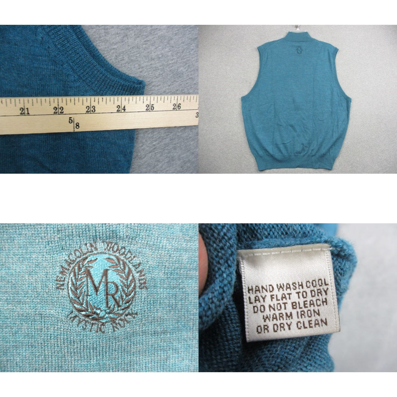 Peter Millar Peter Millar Sweater Vest XL Merino Wool Green Vest Men XL Green Peter Millar Wool Merino Vest - Size US XL / EU 56 / 4 - 8 Thumbnail