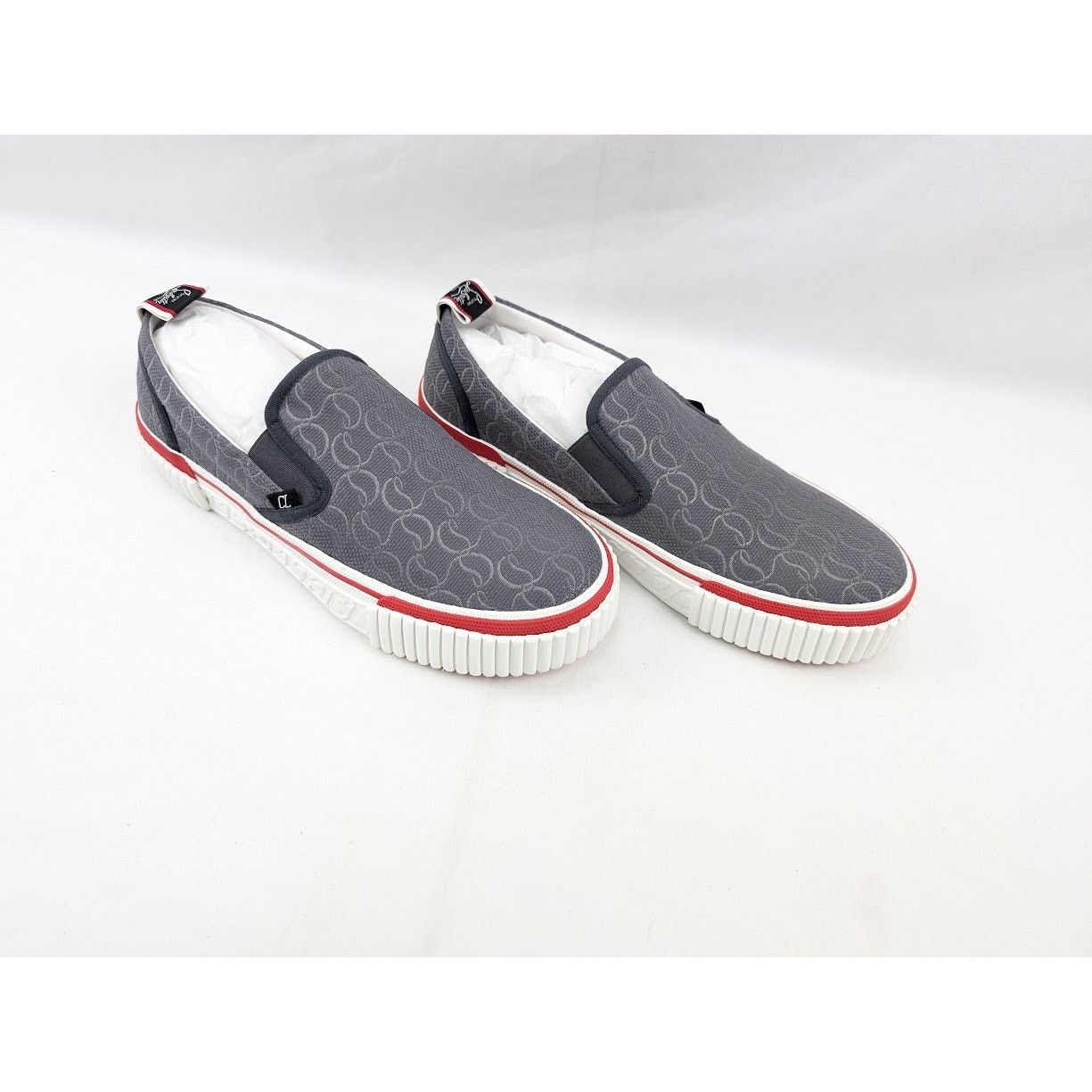 Christian Louboutin o1rshd1 Pedro Boat Flat Sneakers in Smoky Size US 11 / EU 44 - 13 Thumbnail