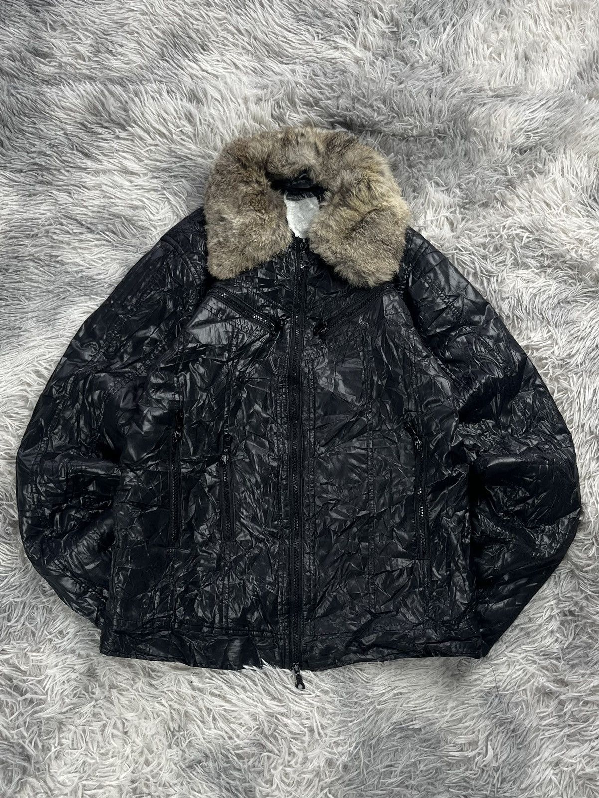 Vintage APRM Reversible Puffer Jacket Y2K Size US XS / EU 42 / 0 - 1 Thumbnail