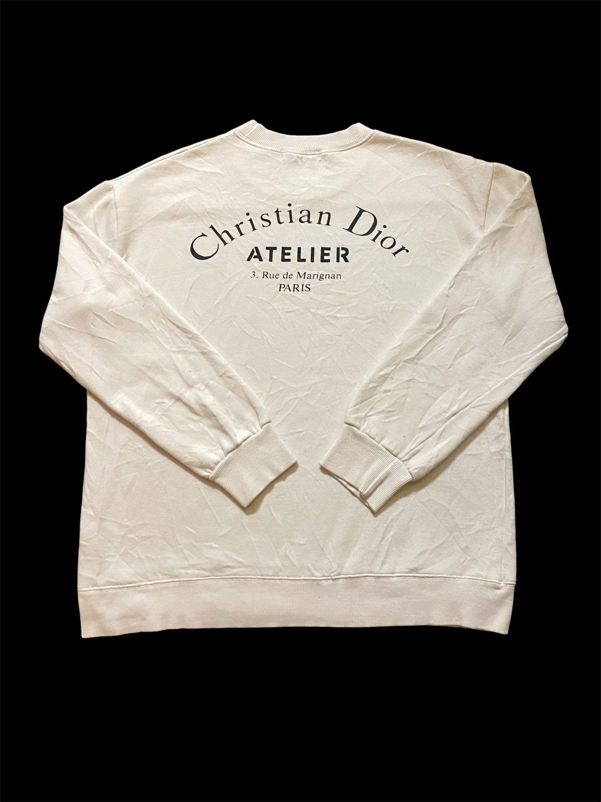 Christian Dior Monsieur Christian Dior Atelier Big Spellout Sweatshirt Size US M / EU 48-50 / 2 - 1 Thumbnail