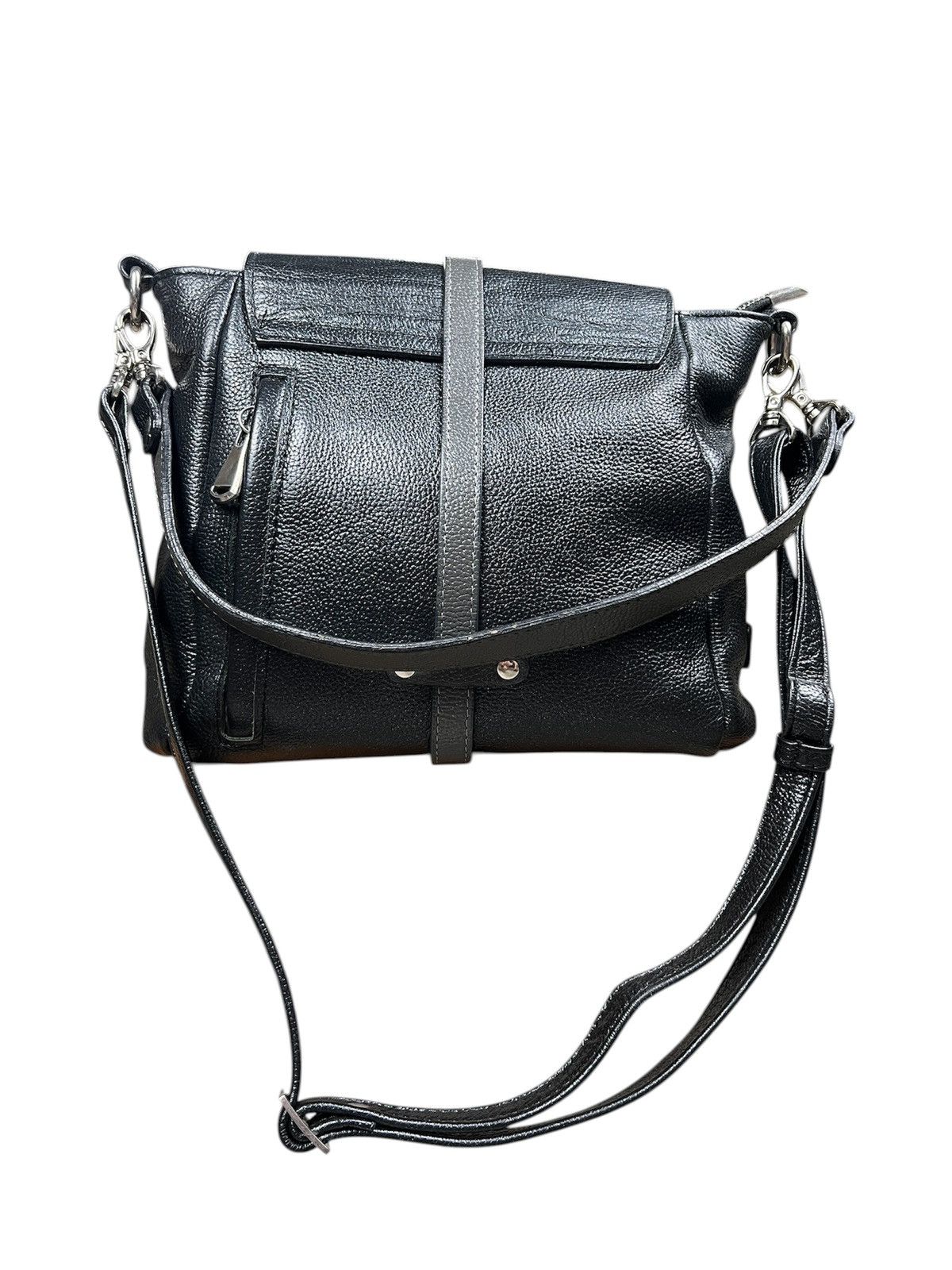 Other Leone d'Oro Italian Leather Bag Crossbody with Two Straps Size ONE SIZE - 3 Thumbnail
