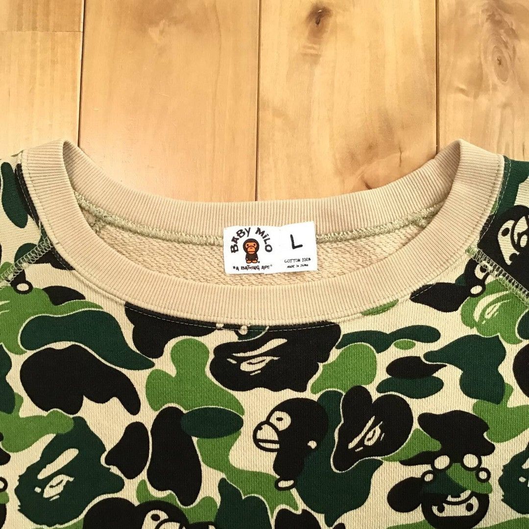 Bape BAPE Milo ABC Camo Green Sweat shirt a bathing ape NIGO Size US L / EU 52-54 / 3 - 5 Thumbnail