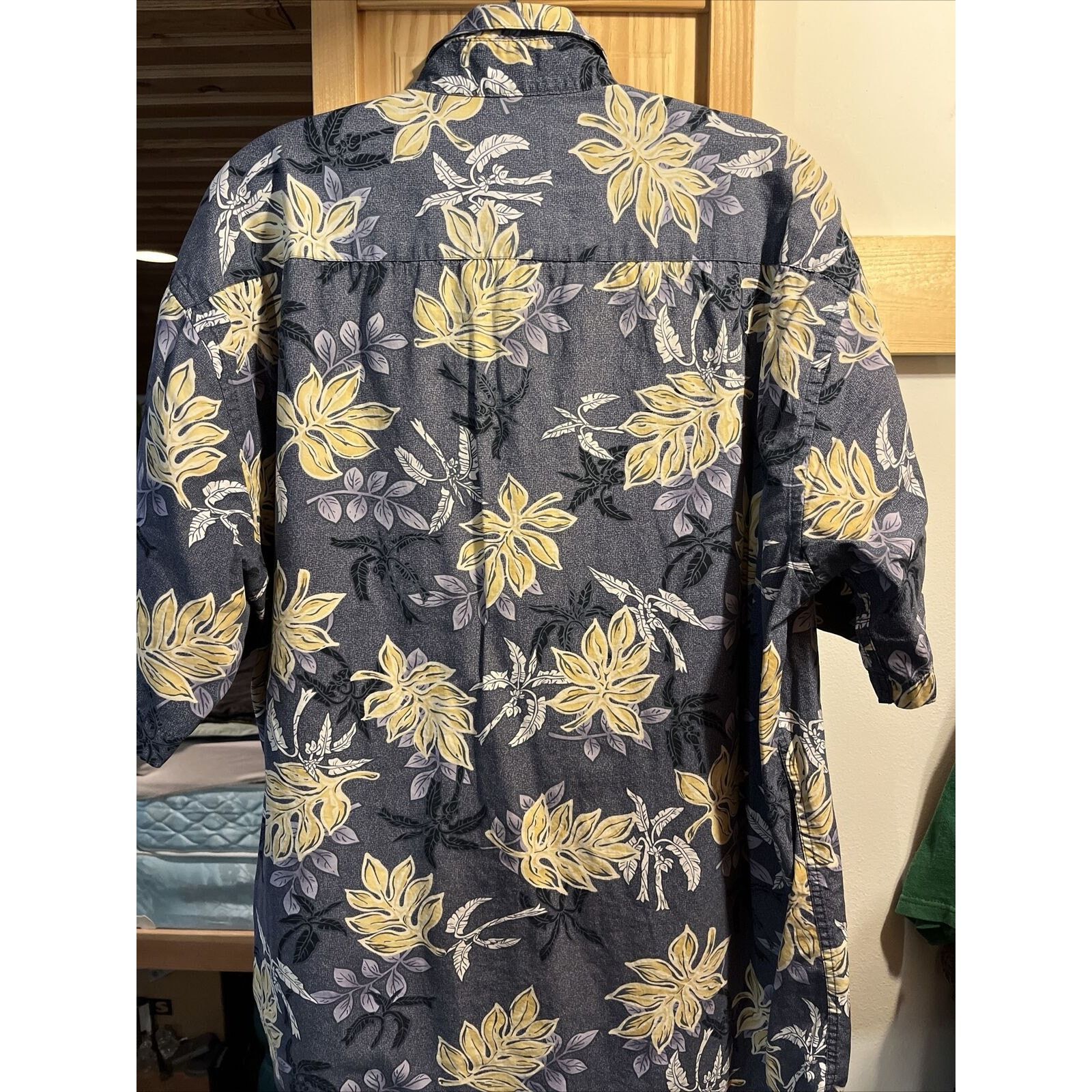 Campia Moda Campia Moda Men’s L Blue Floral SS Cotton Hawaiian Shirt Size US L / EU 52-54 / 3 - 9 Thumbnail