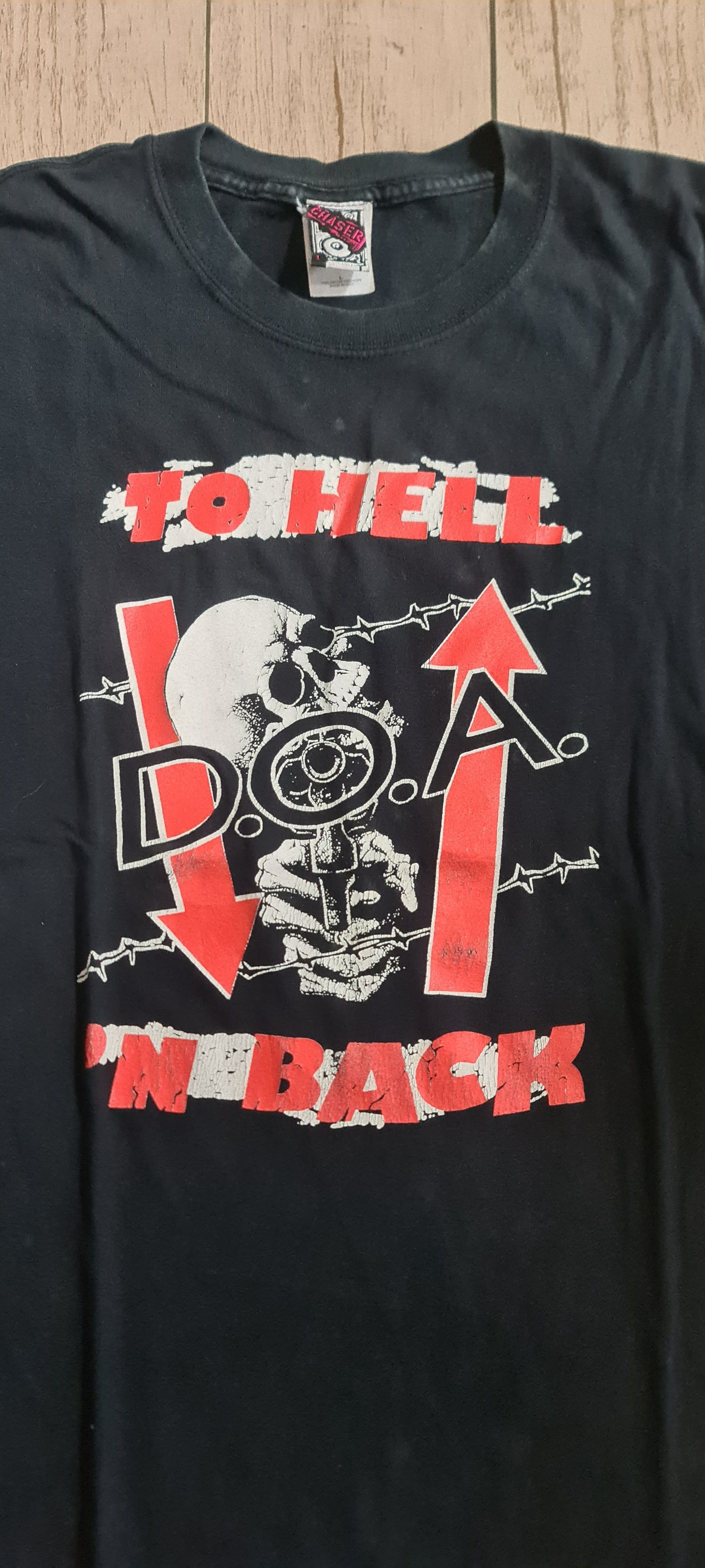 Band Tees × Vintage Vibtage DOA punk tshirt Size US L / EU 52-54 / 3 - 2 Thumbnail