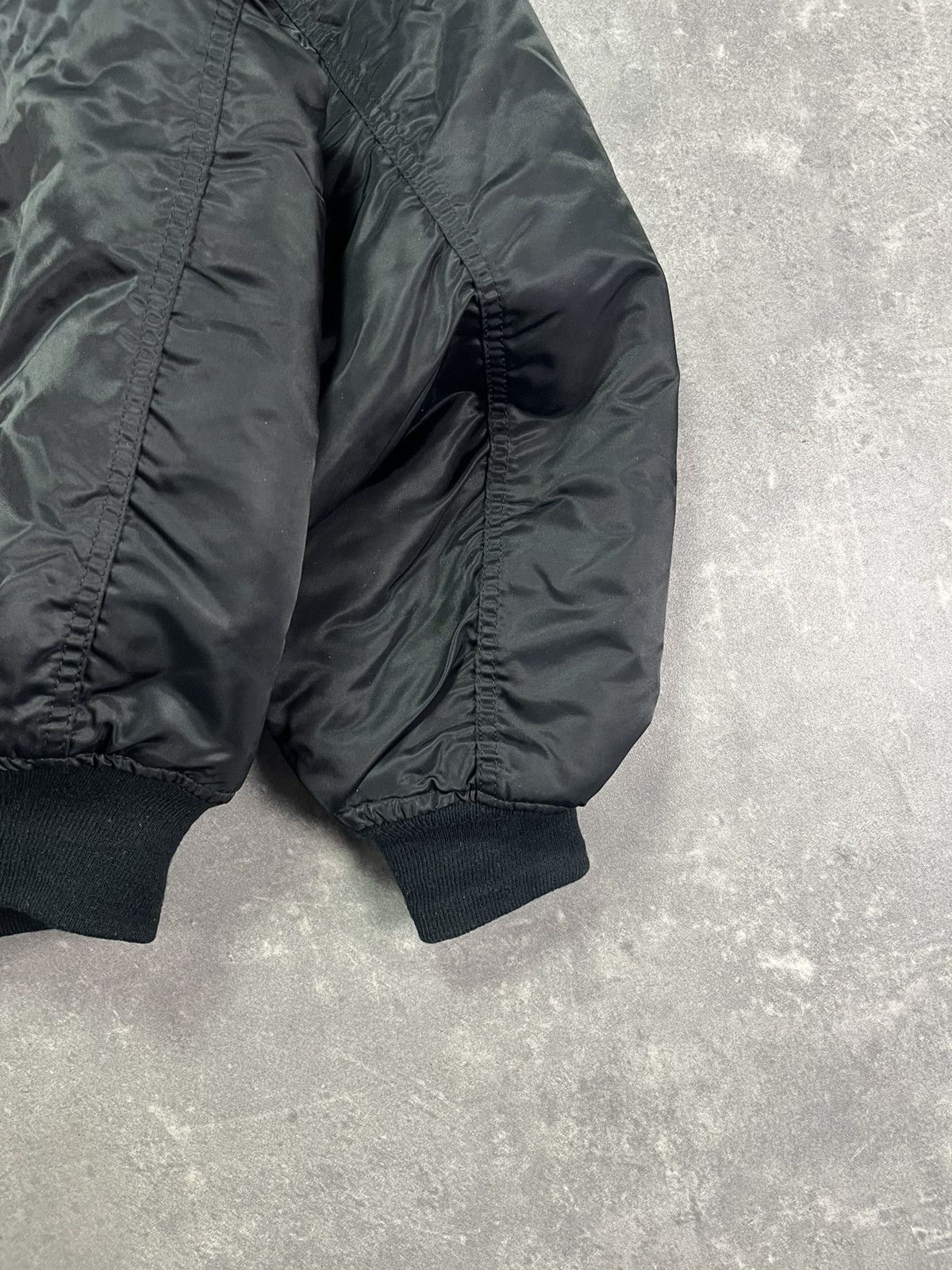 Japanese Brand Canyon Rock Vintage Black MA-1 Bomber Jacket XXL Baggy Size US XXL / EU 58 / 5 - 17 Thumbnail