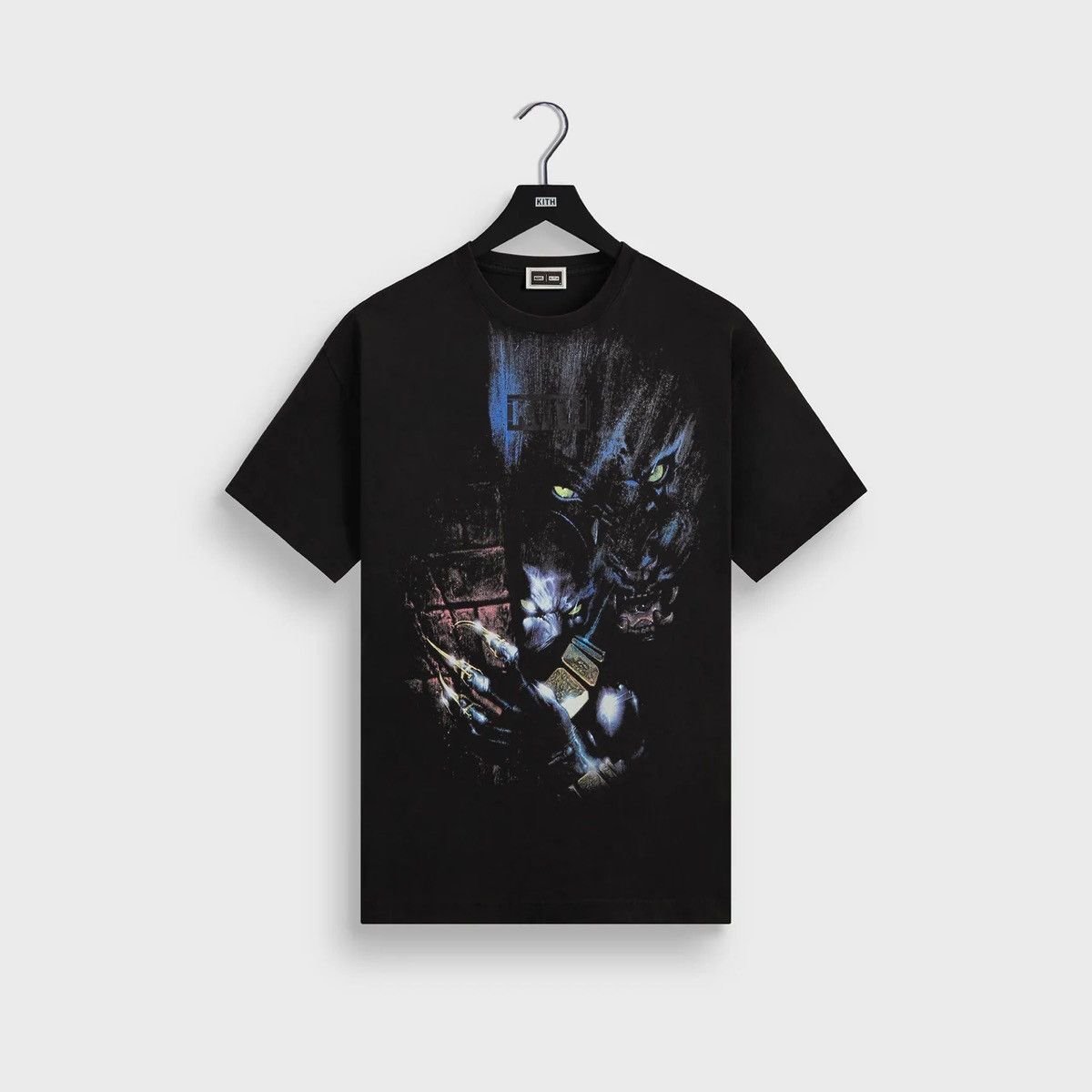 Kith × Vintage Kith Marvel Spiderman Avengers Vintage Tee Black