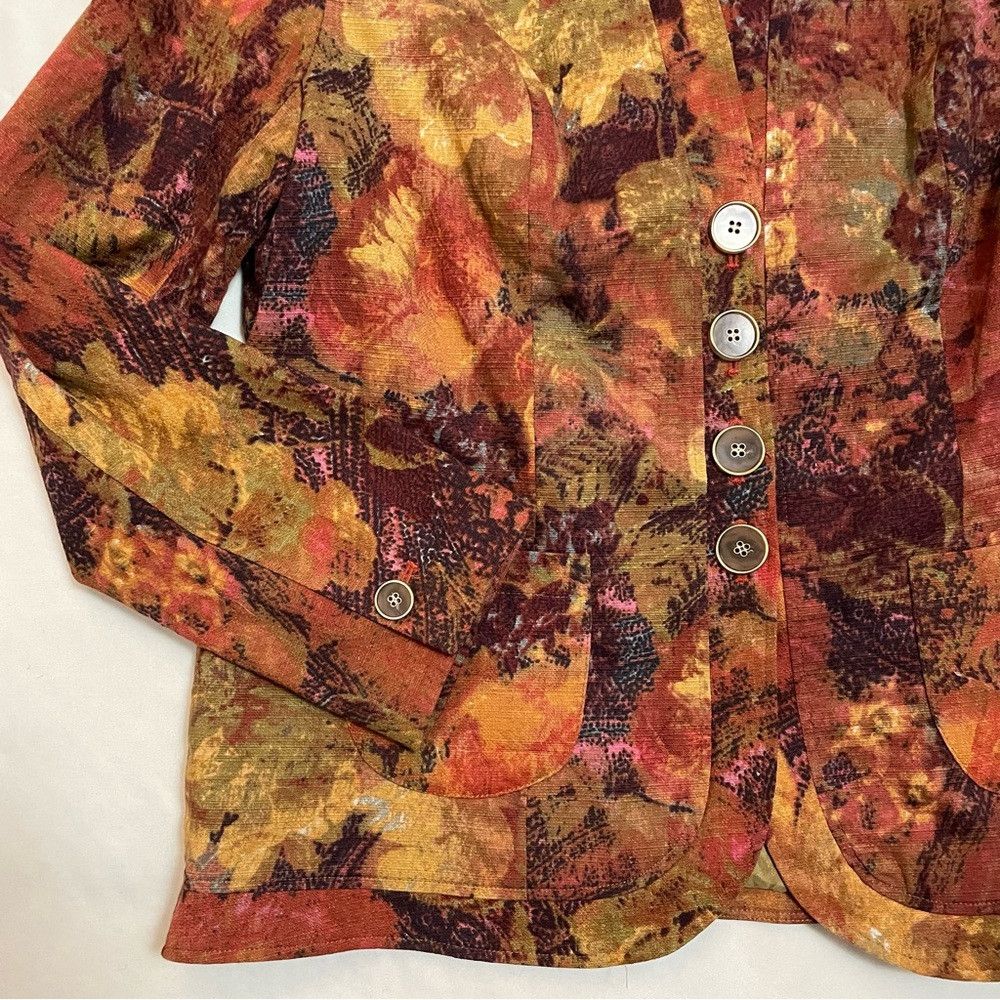 Coldwater Creek New Coldwater Creek Cotton Fall Color Jacket Size 12 Size XL / US 12-14 / IT 48-50 - 9 Thumbnail